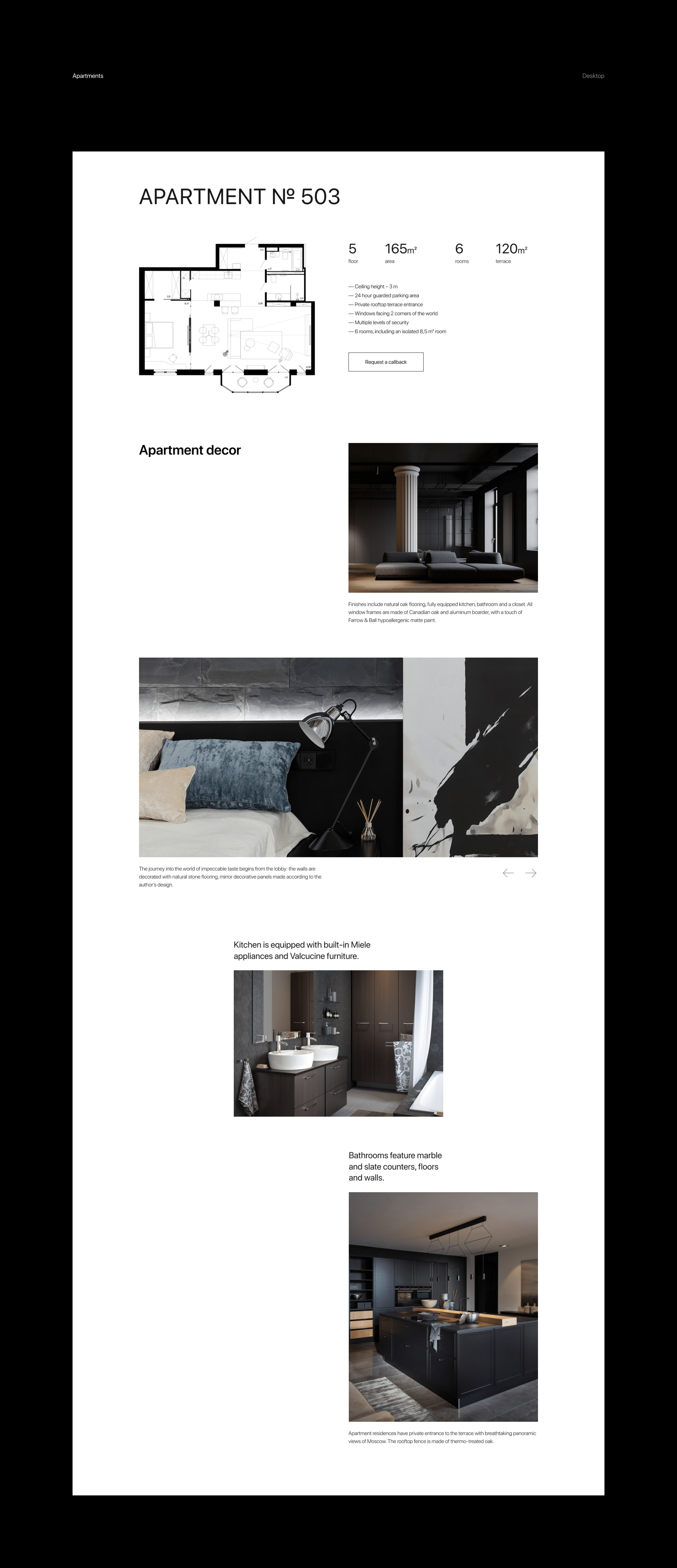 LOFTEC – Premium Estate Website — Изображение №13 — Интерфейсы на Dprofile