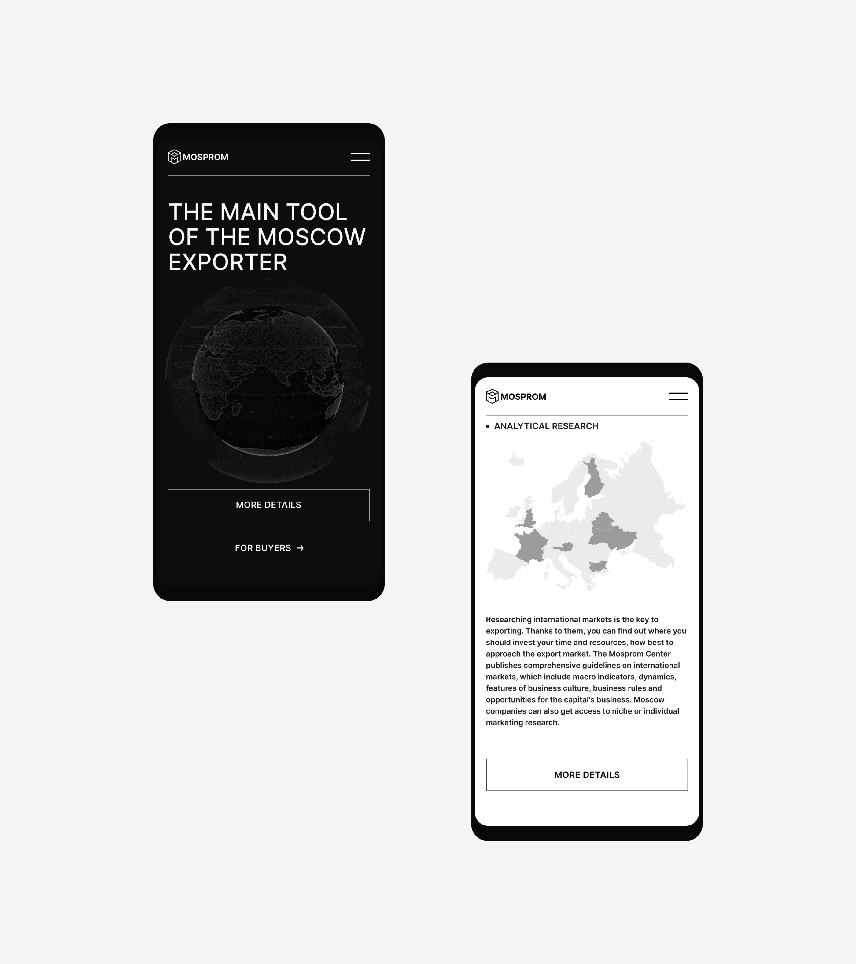 MOSPROM — CORPORATE WEBSITE — Изображение №4 — Интерфейсы, Анимация на Dprofile