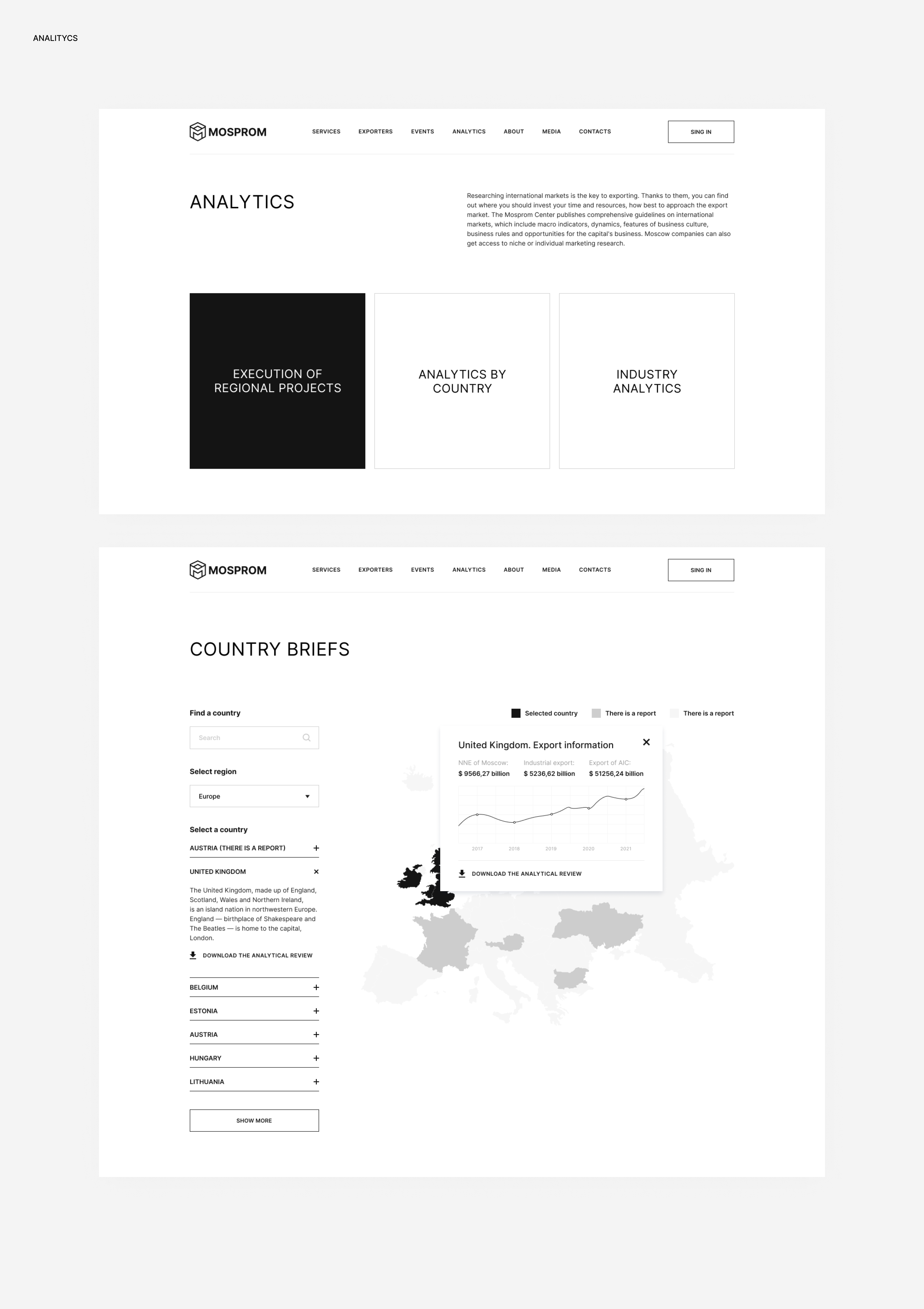 MOSPROM — CORPORATE WEBSITE — Изображение №13 — Интерфейсы, Анимация на Dprofile