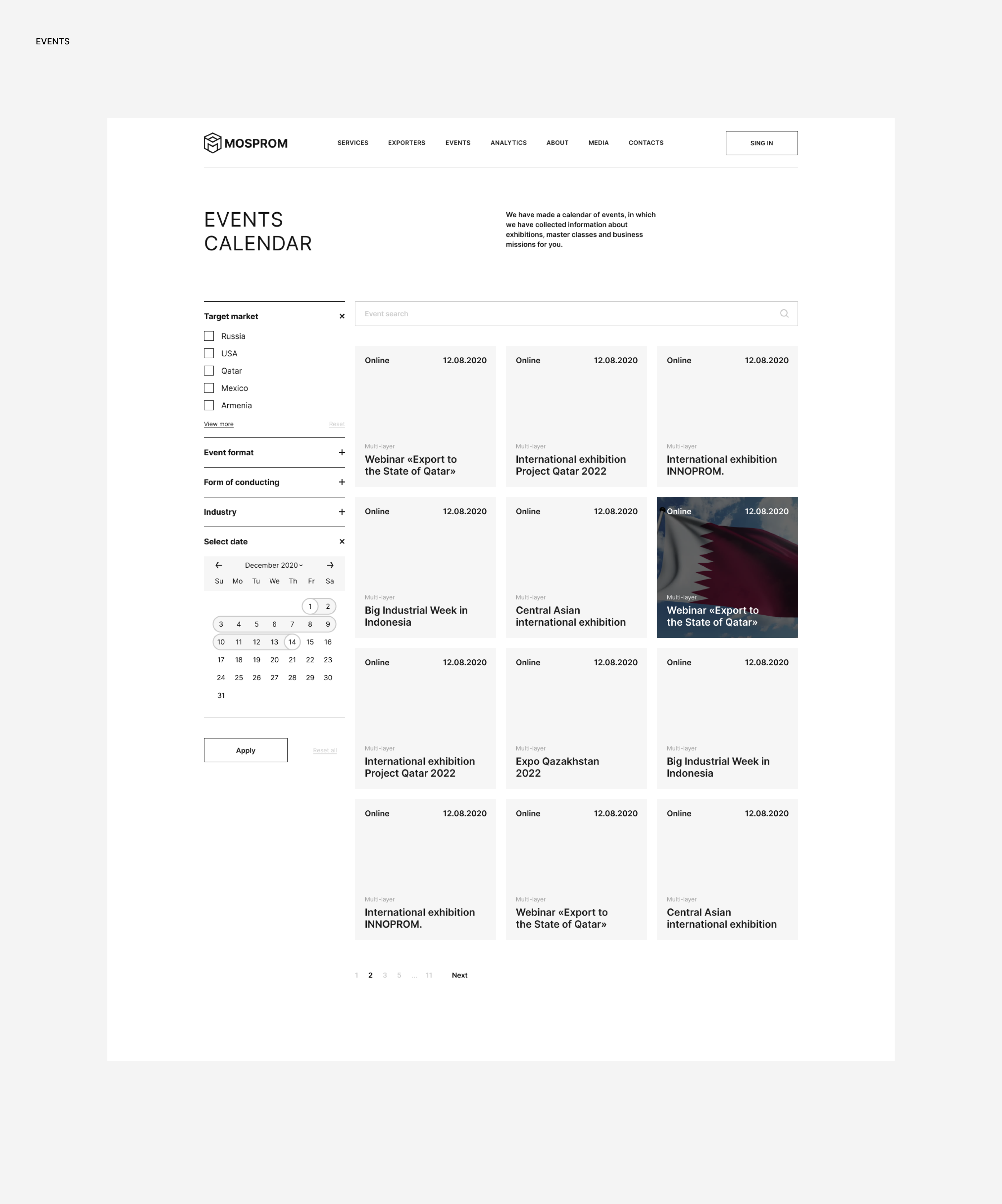 MOSPROM — CORPORATE WEBSITE — Изображение №6 — Интерфейсы, Анимация на Dprofile