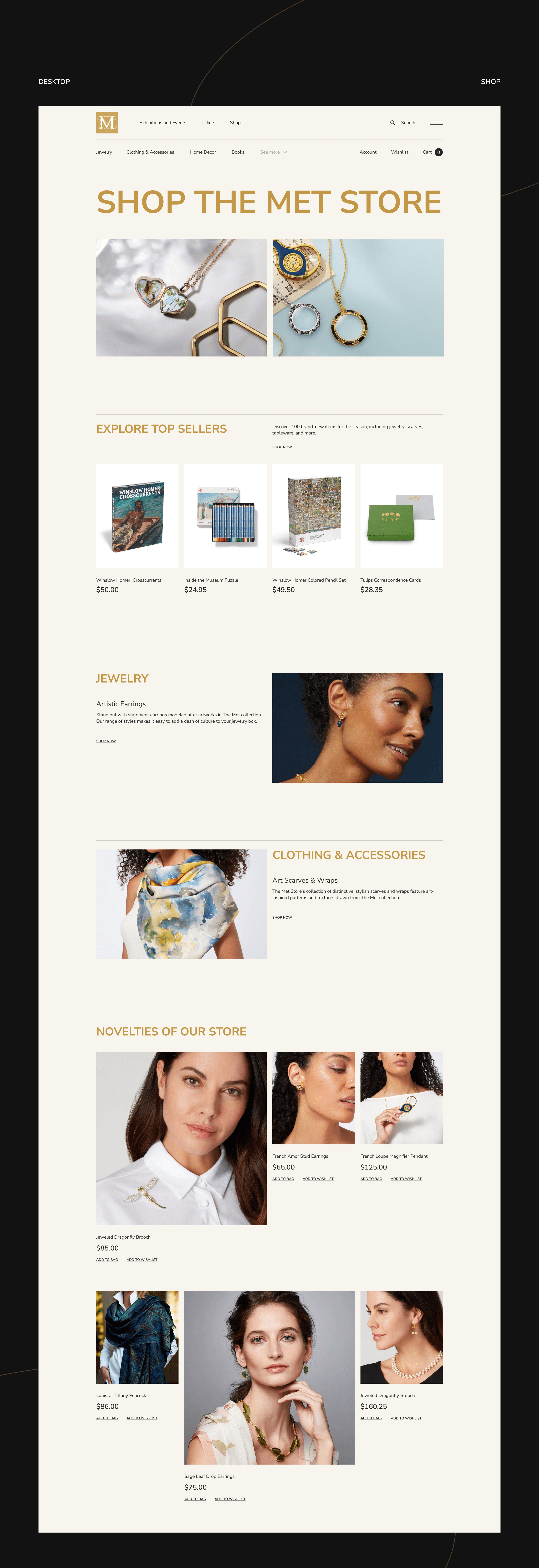 Metropolitan museum of art. Web concept — Изображение №11 — Интерфейсы, Анимация на Dprofile