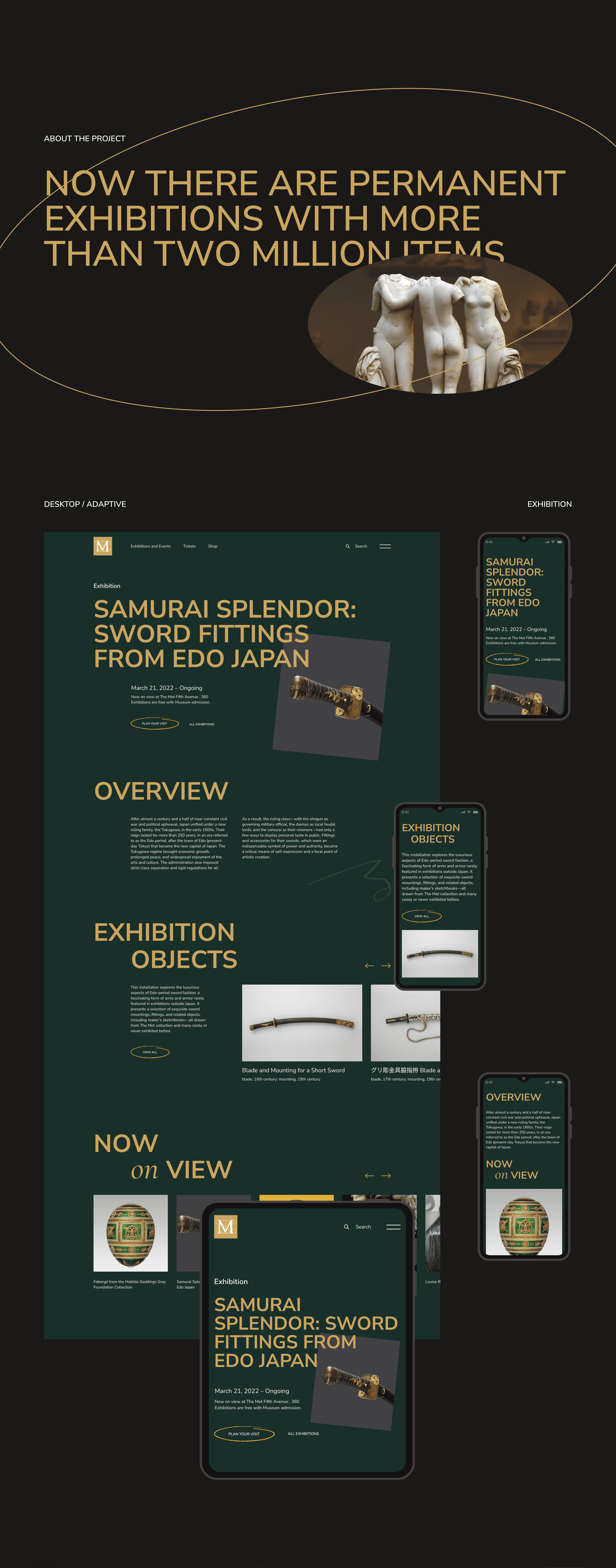 Metropolitan museum of art. Web concept — Изображение №10 — Интерфейсы, Анимация на Dprofile