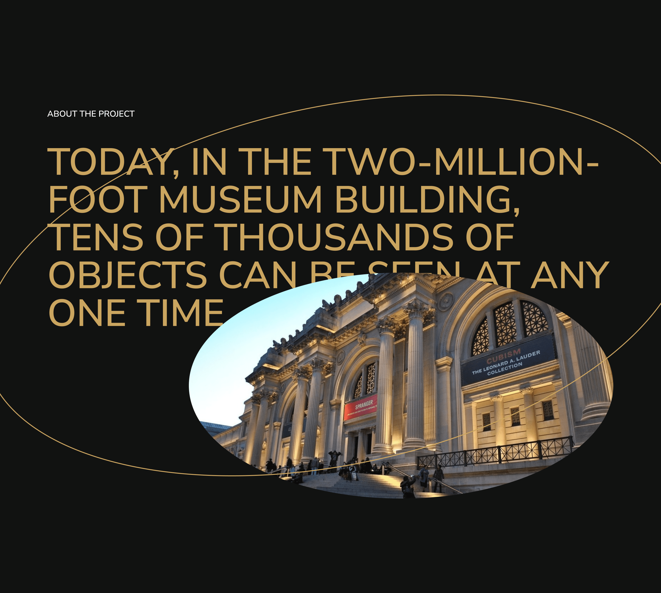 Metropolitan museum of art. Web concept — Изображение №2 — Интерфейсы, Анимация на Dprofile
