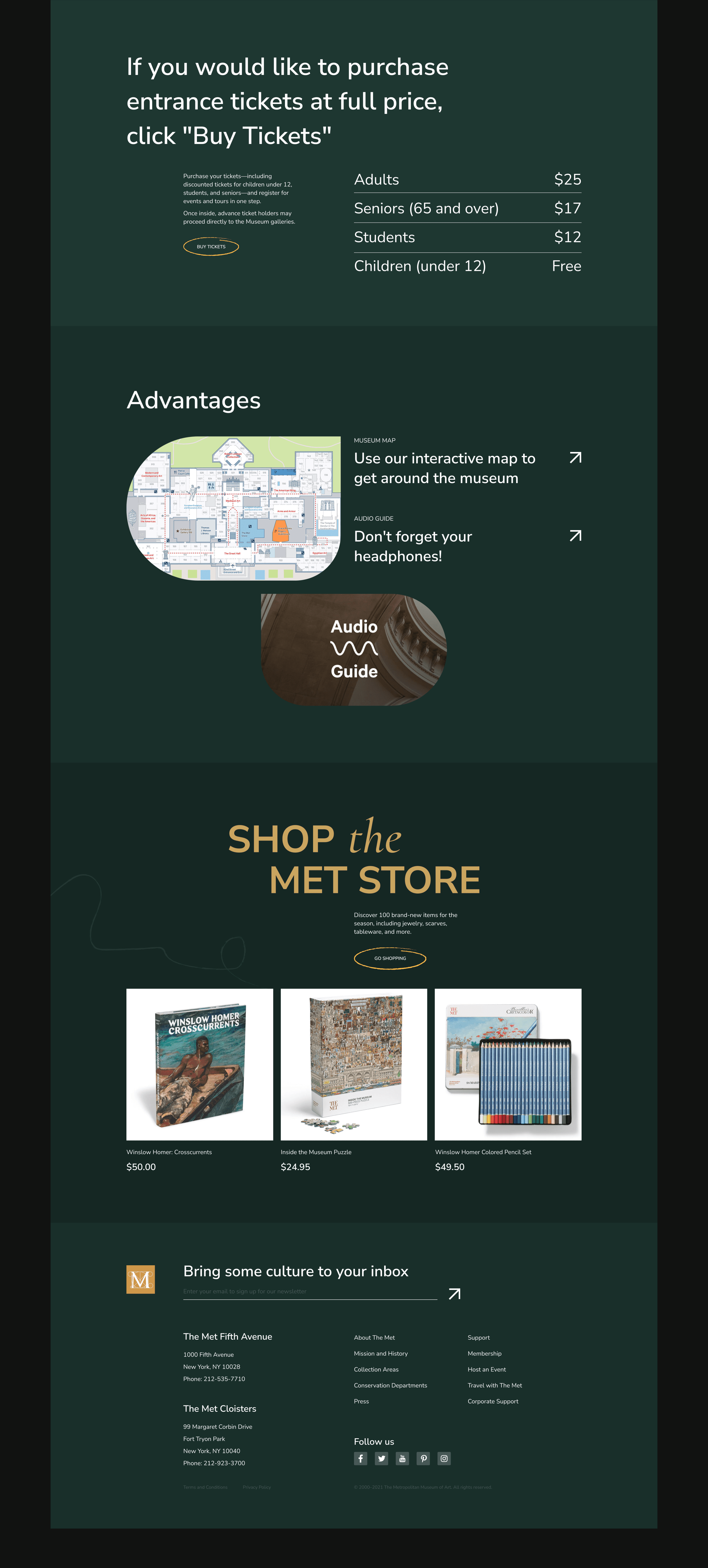 Metropolitan museum of art. Web concept — Изображение №5 — Интерфейсы, Анимация на Dprofile