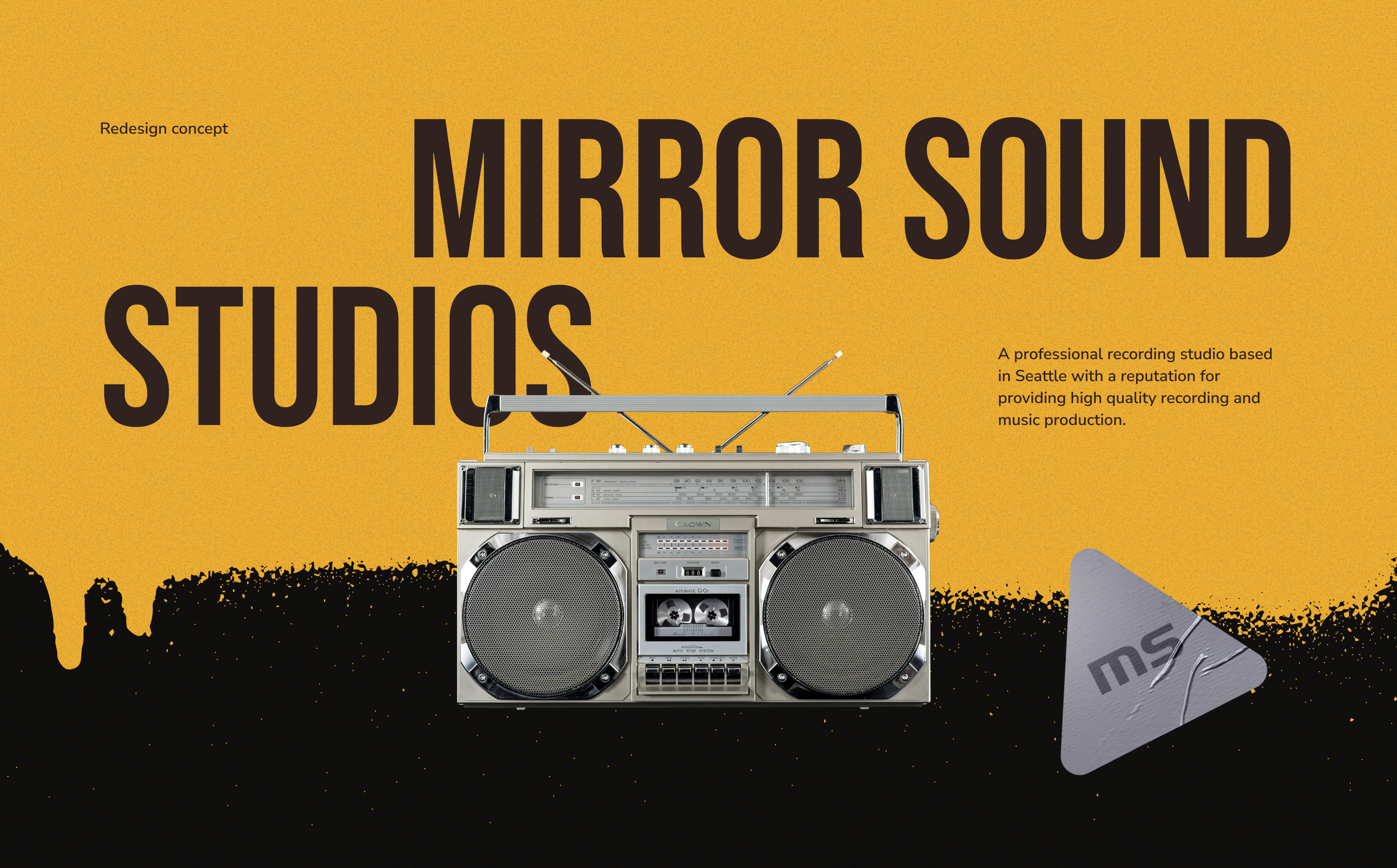 Mirror sound studio — concept — Изображение №1 — Интерфейсы, Анимация на Dprofile