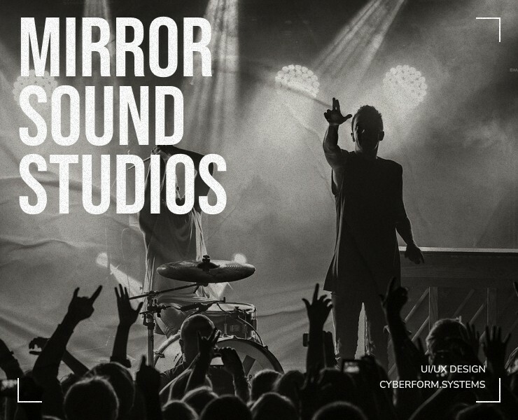 Mirror sound studio — concept — Интерфейсы, Анимация на Dprofile