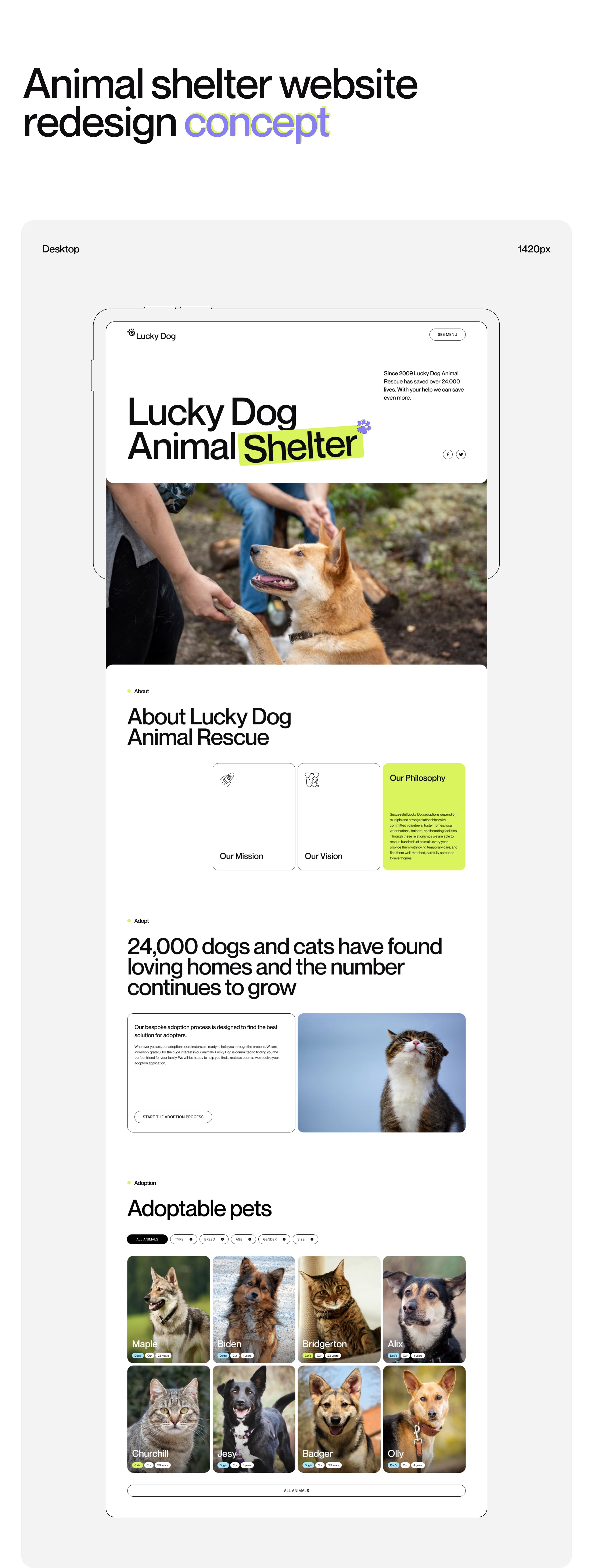 Lucky Dog. 2023 — Изображение №4 — Интерфейсы на Dprofile