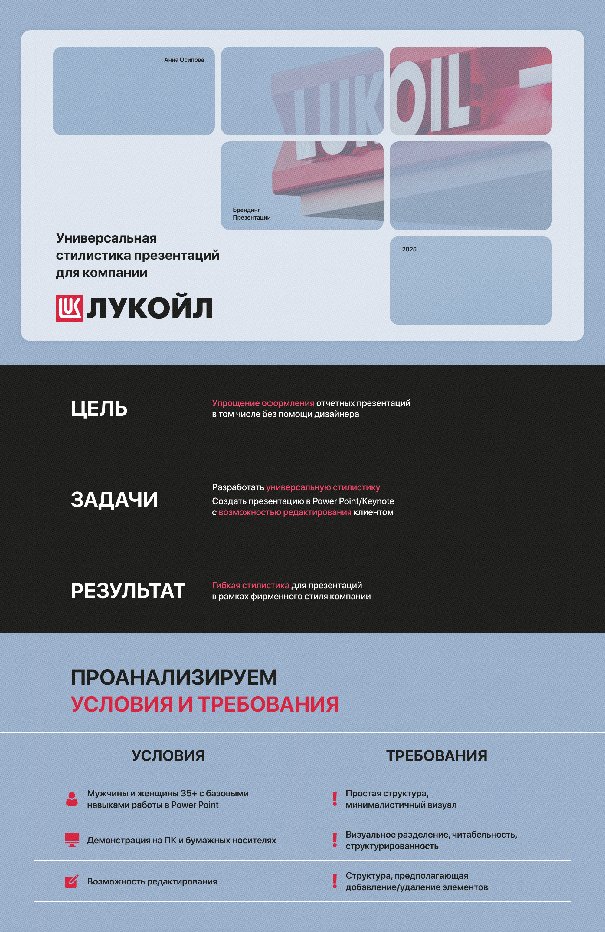 Отчетная презентация Лукойл — Изображение №1 — Брендинг, Маркетинг на Dprofile