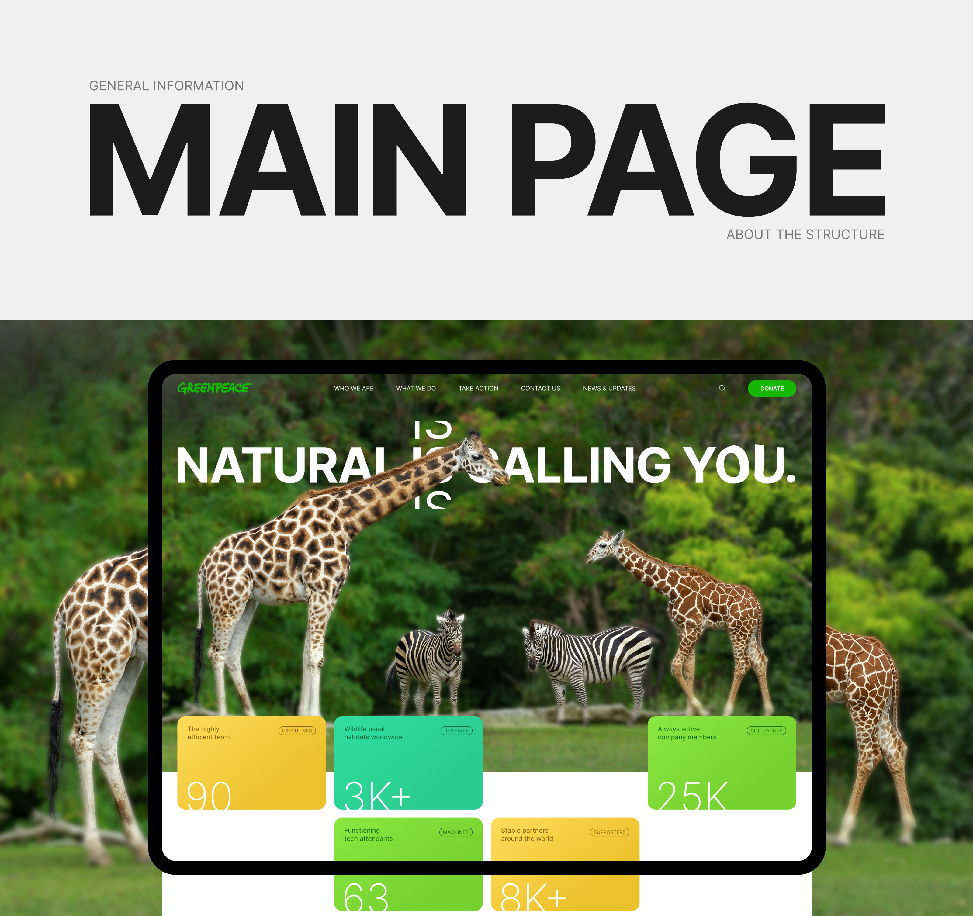 Greenpeace | redesign — Изображение №3 — Интерфейсы на Dprofile