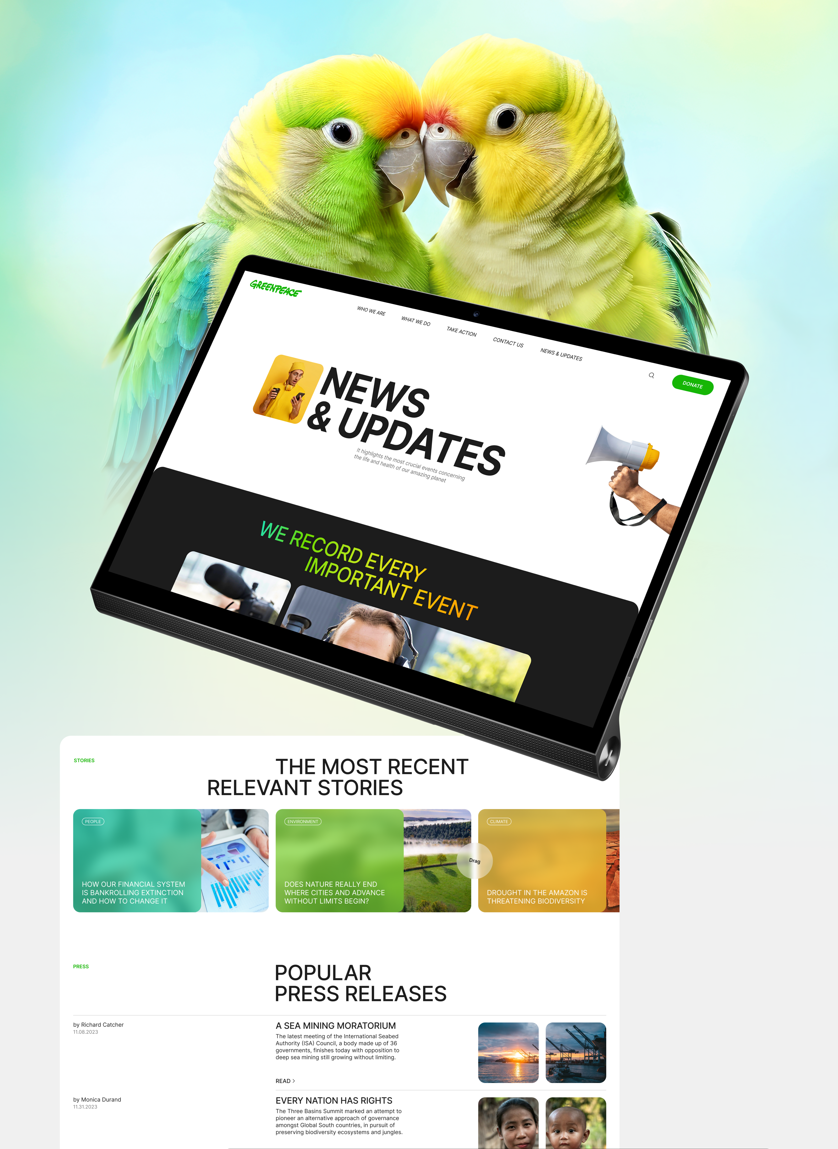 Greenpeace | redesign — Изображение №17 — Интерфейсы на Dprofile