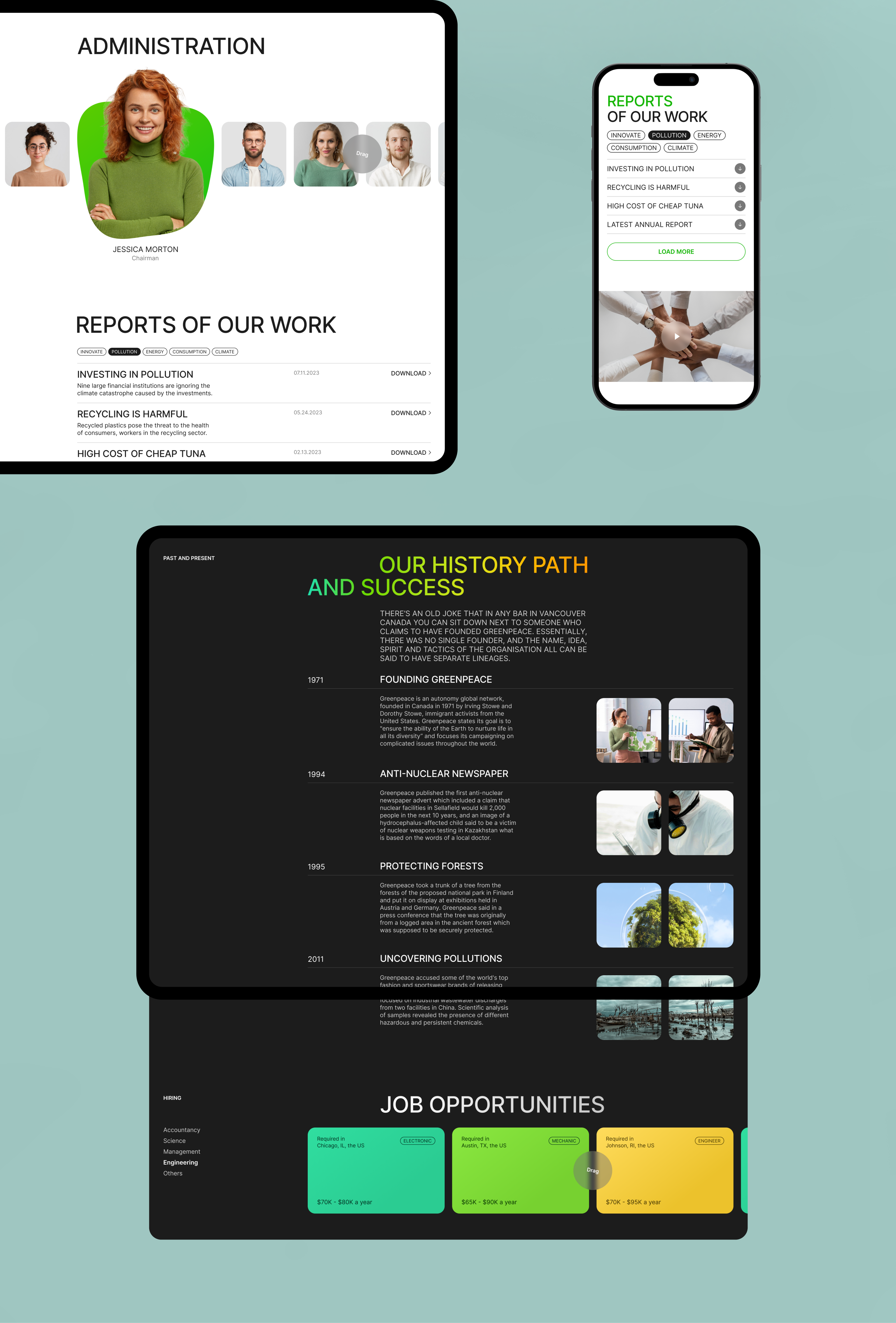 Greenpeace | redesign — Изображение №12 — Интерфейсы на Dprofile