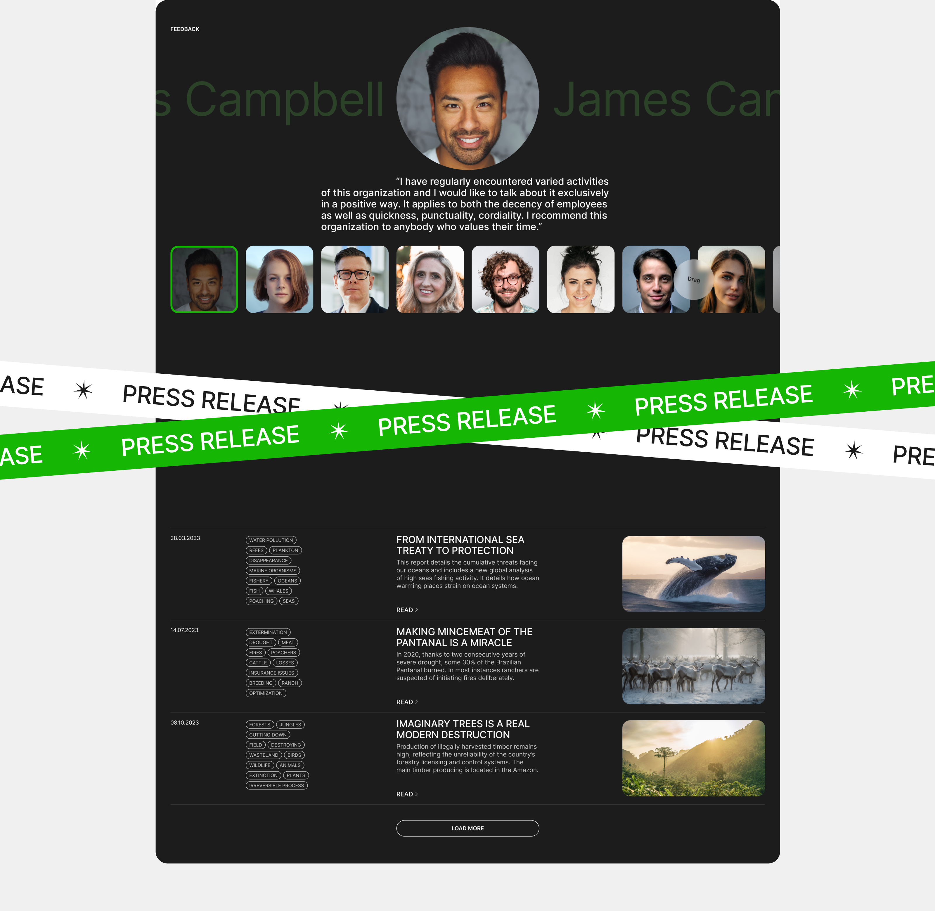 Greenpeace | redesign — Изображение №5 — Интерфейсы на Dprofile