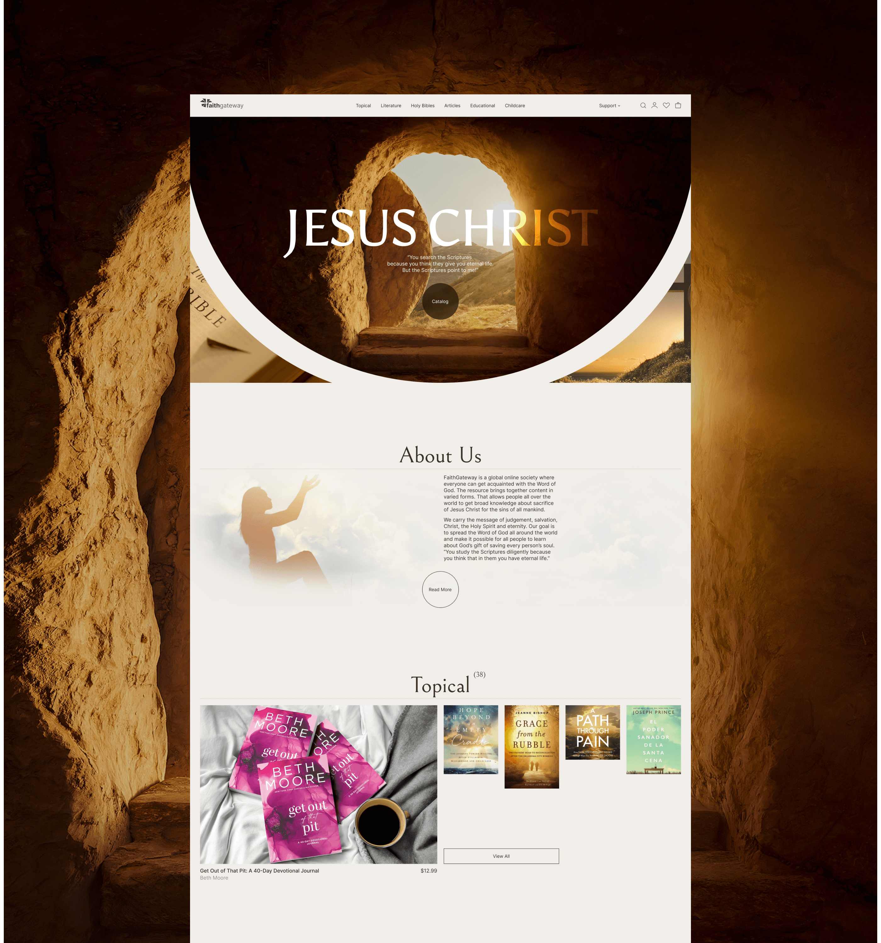 FaithGateway | Online store redesign — Изображение №3 — Интерфейсы на Dprofile