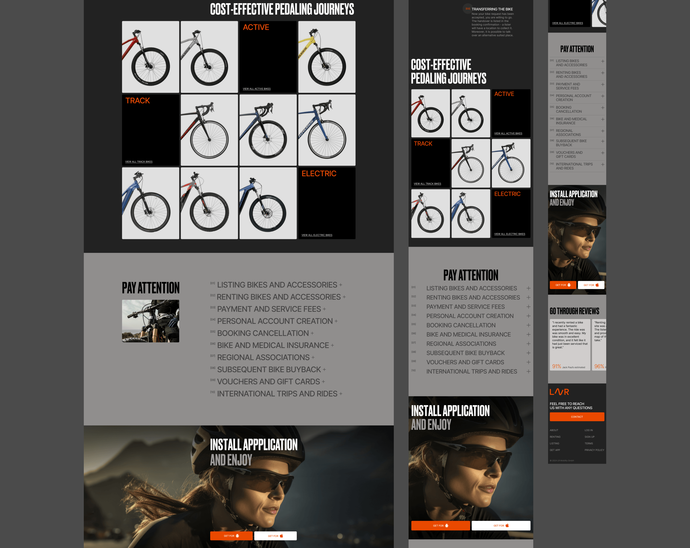 ListNRide | Landing page redesign — Изображение №12 — Интерфейсы на Dprofile