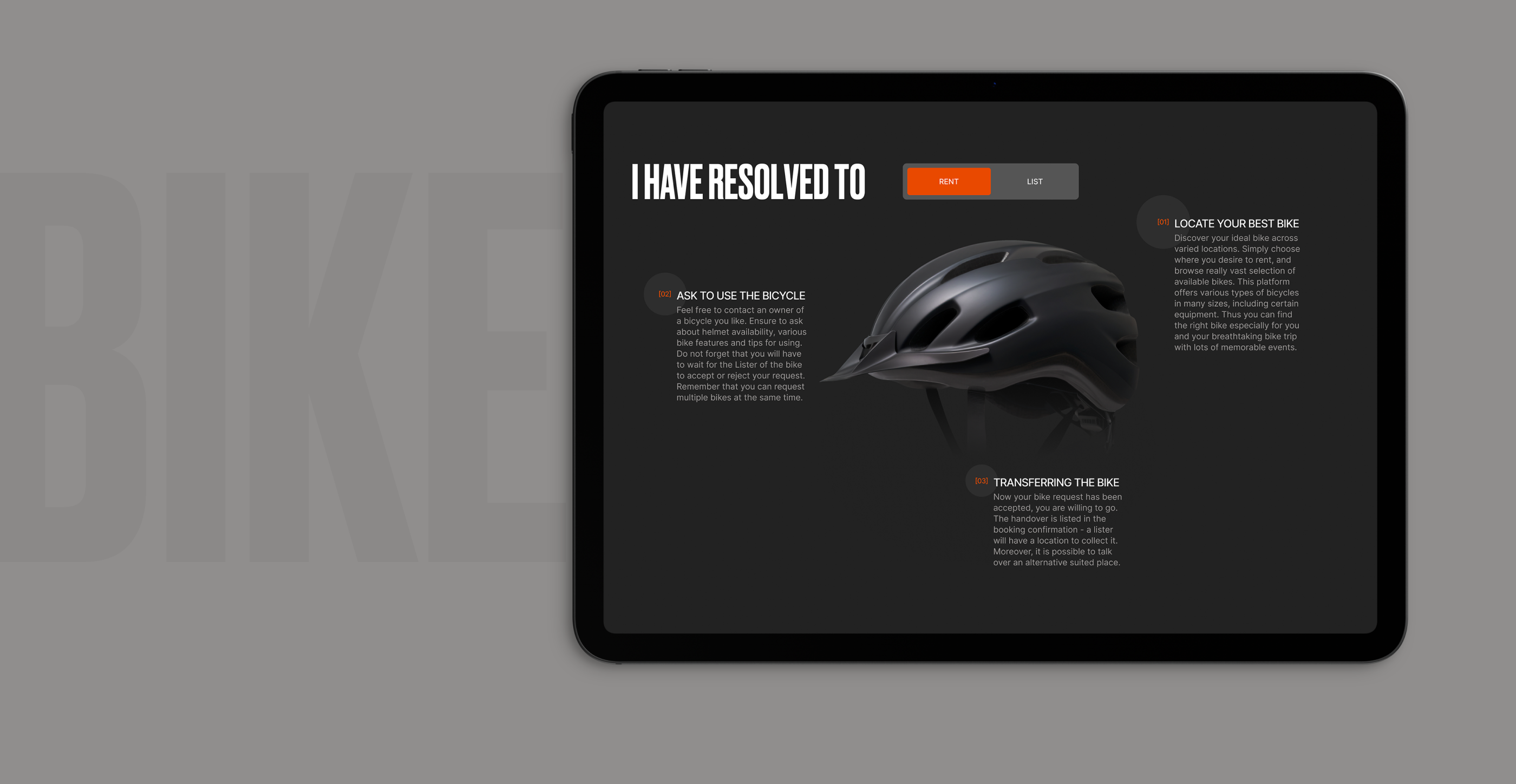 ListNRide | Landing page redesign — Изображение №6 — Интерфейсы на Dprofile