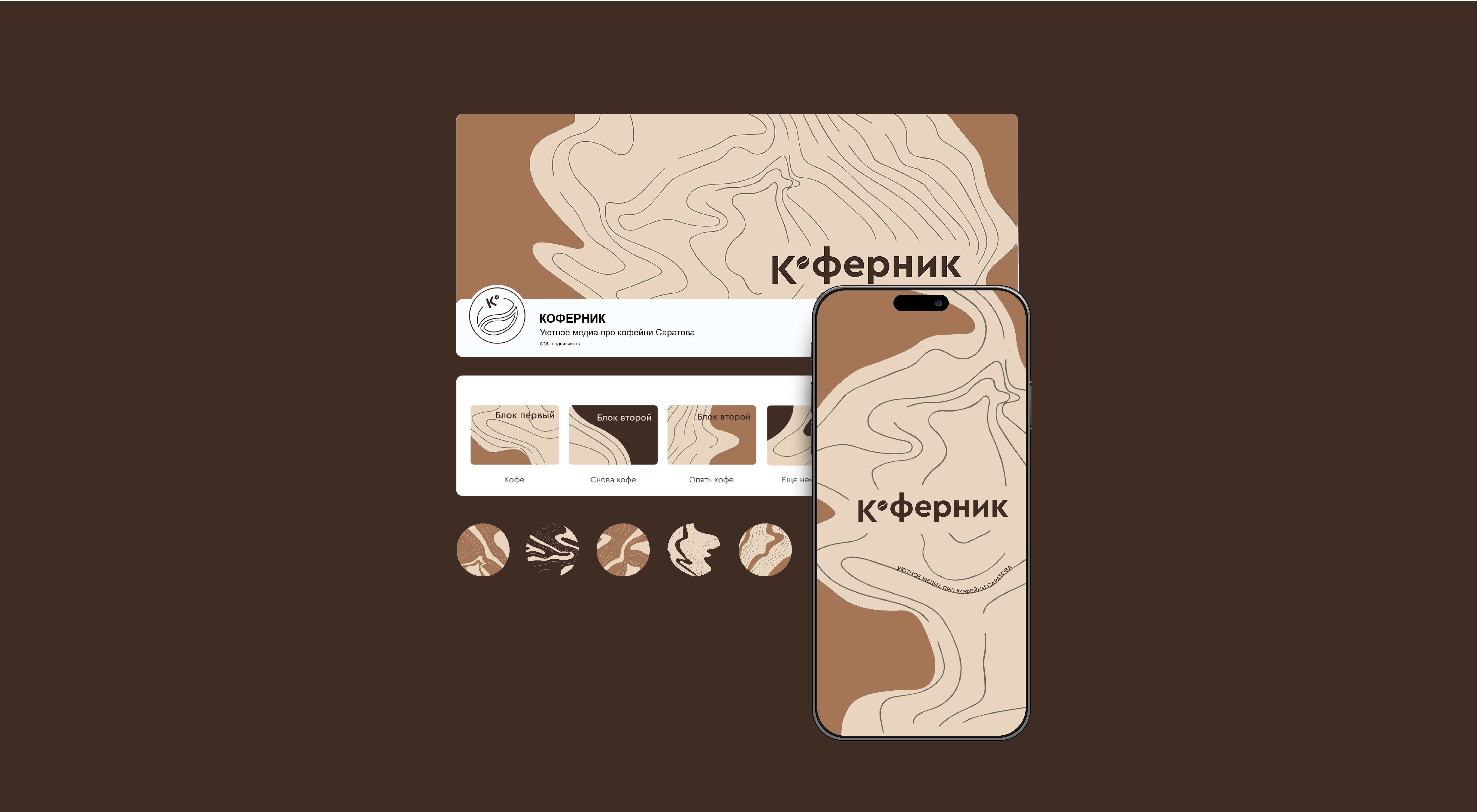 Айдентика "Коферник" — Изображение №11 — Интерфейсы, Брендинг на Dprofile