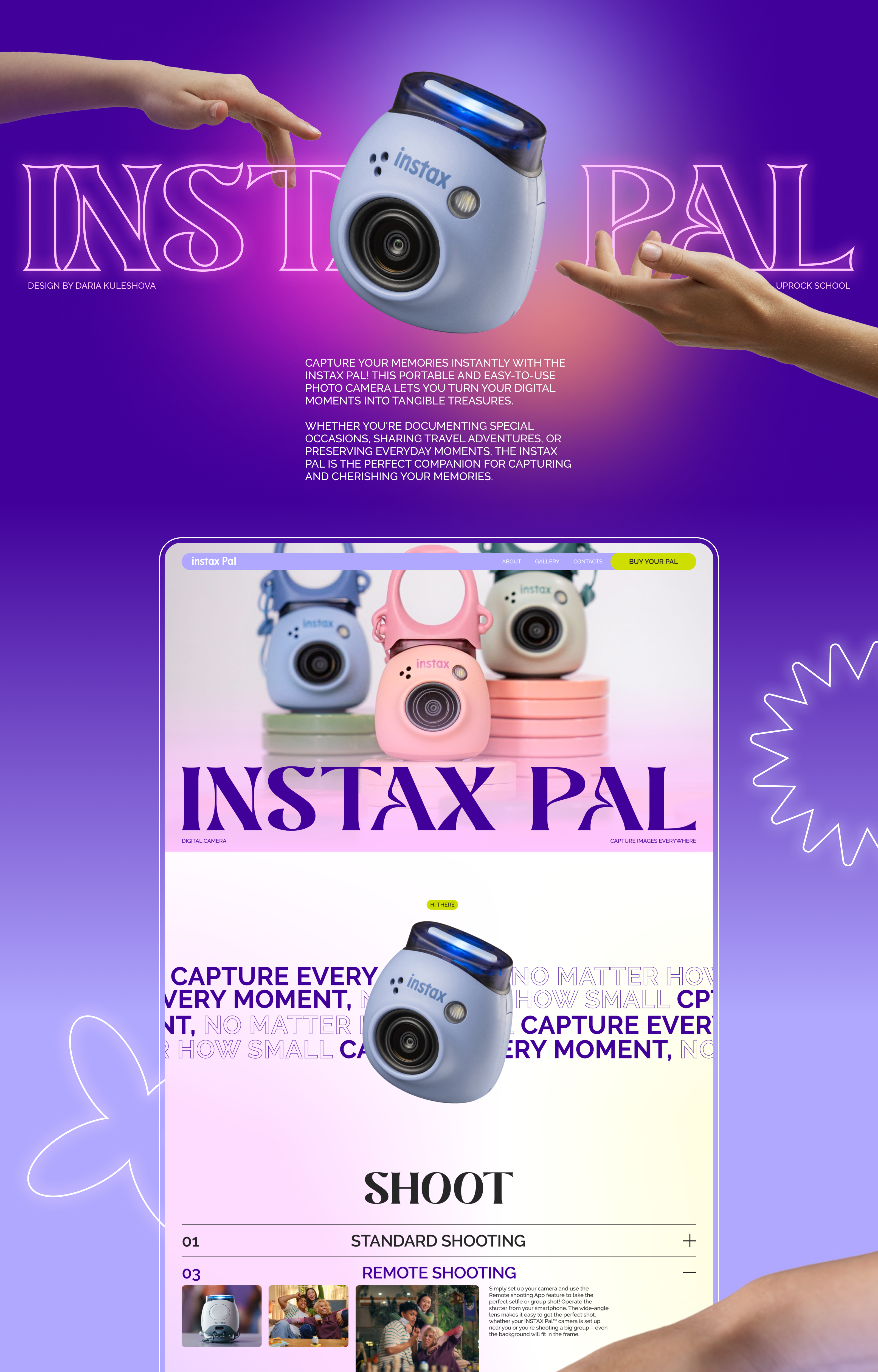 INSTAX PAL — Изображение №1 — Интерфейсы, Графика на Dprofile