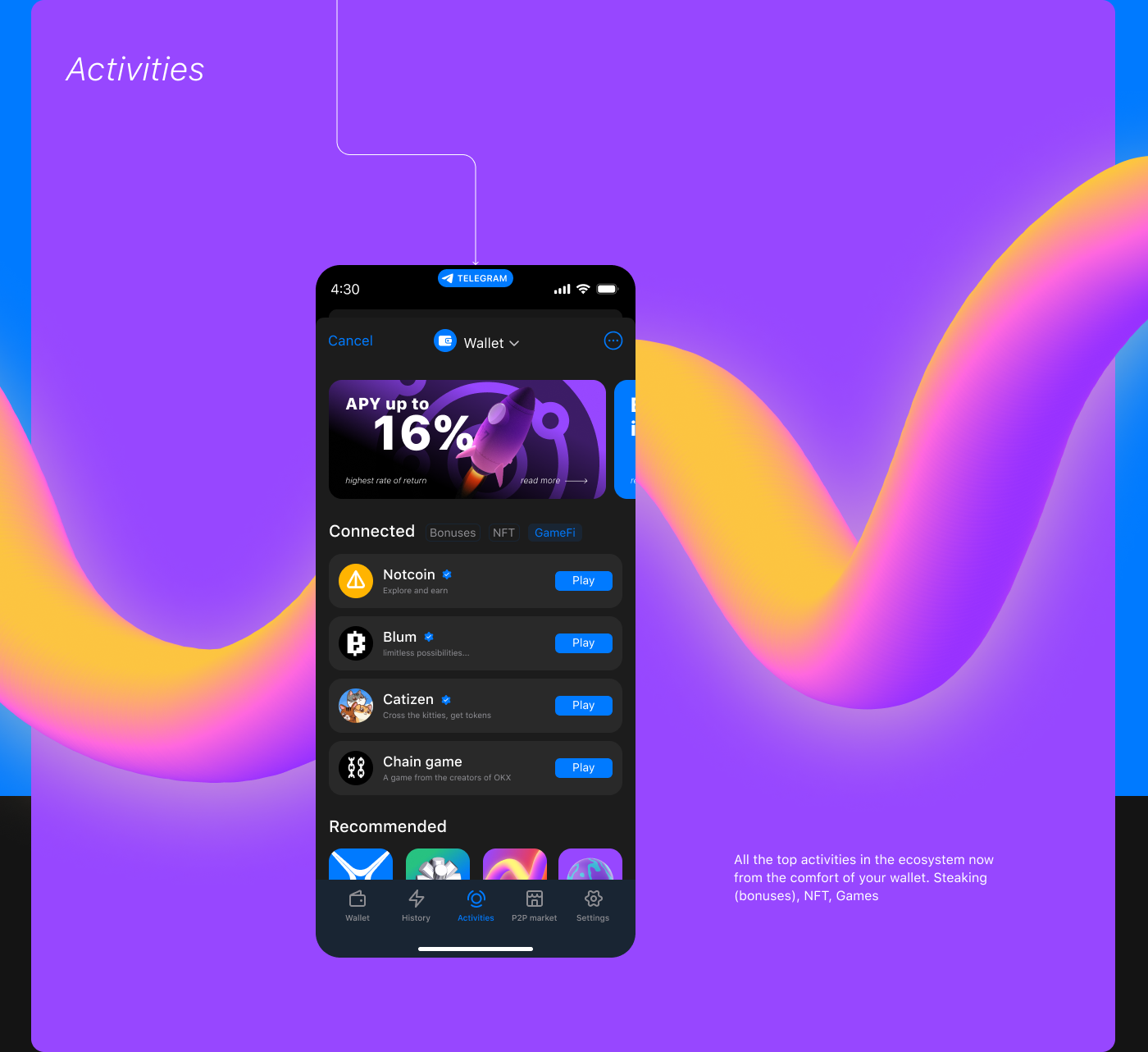 Telegram Wallet — Изображение №6 — Интерфейсы на Dprofile