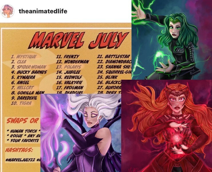 Marvel July (Art-Challenge) на Dprofile