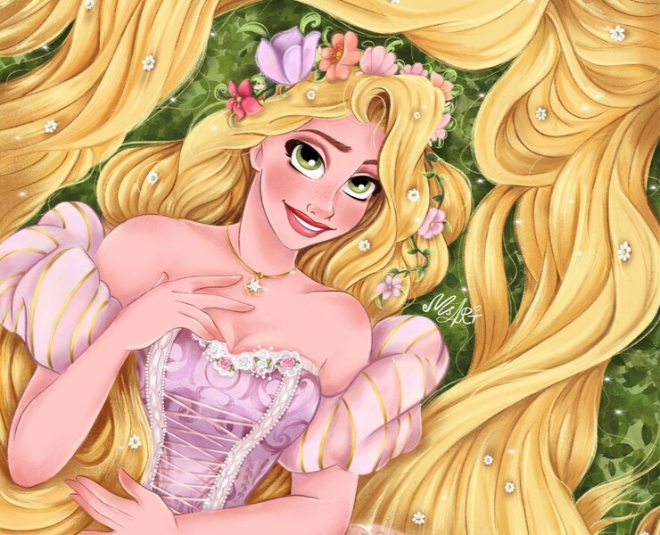 Rapunzel — Иллюстрация на Dprofile