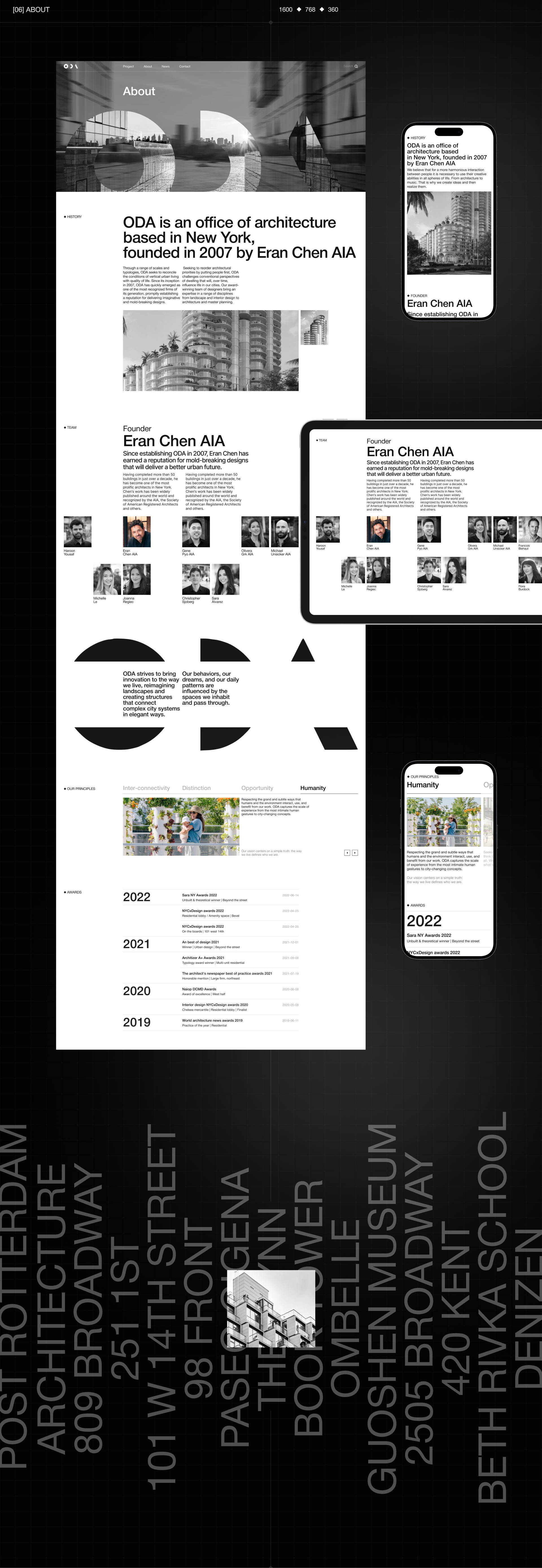 ODA Architecture | Corporate Redesign — Изображение №5 — Интерфейсы, Графика на Dprofile
