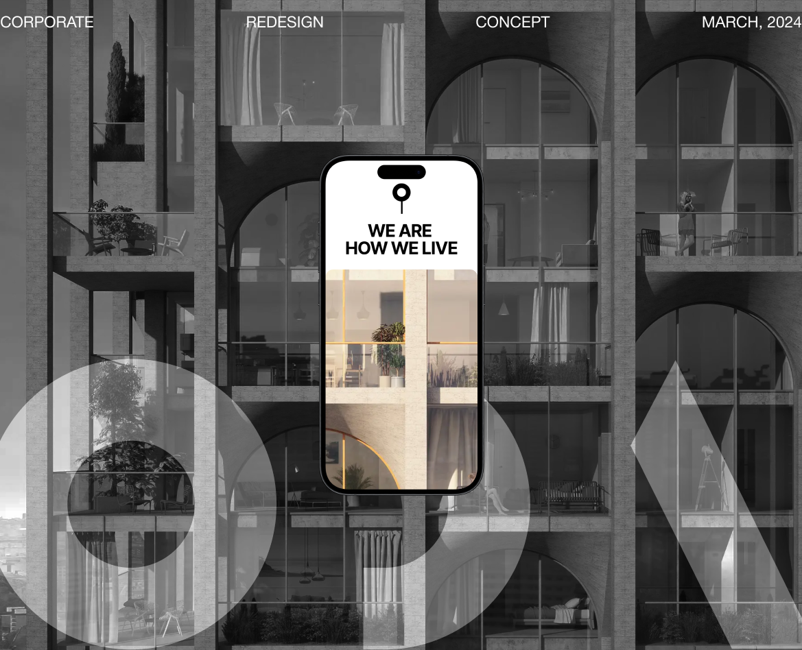 ODA Architecture | Corporate Redesign — Интерфейсы, Графика на Dprofile