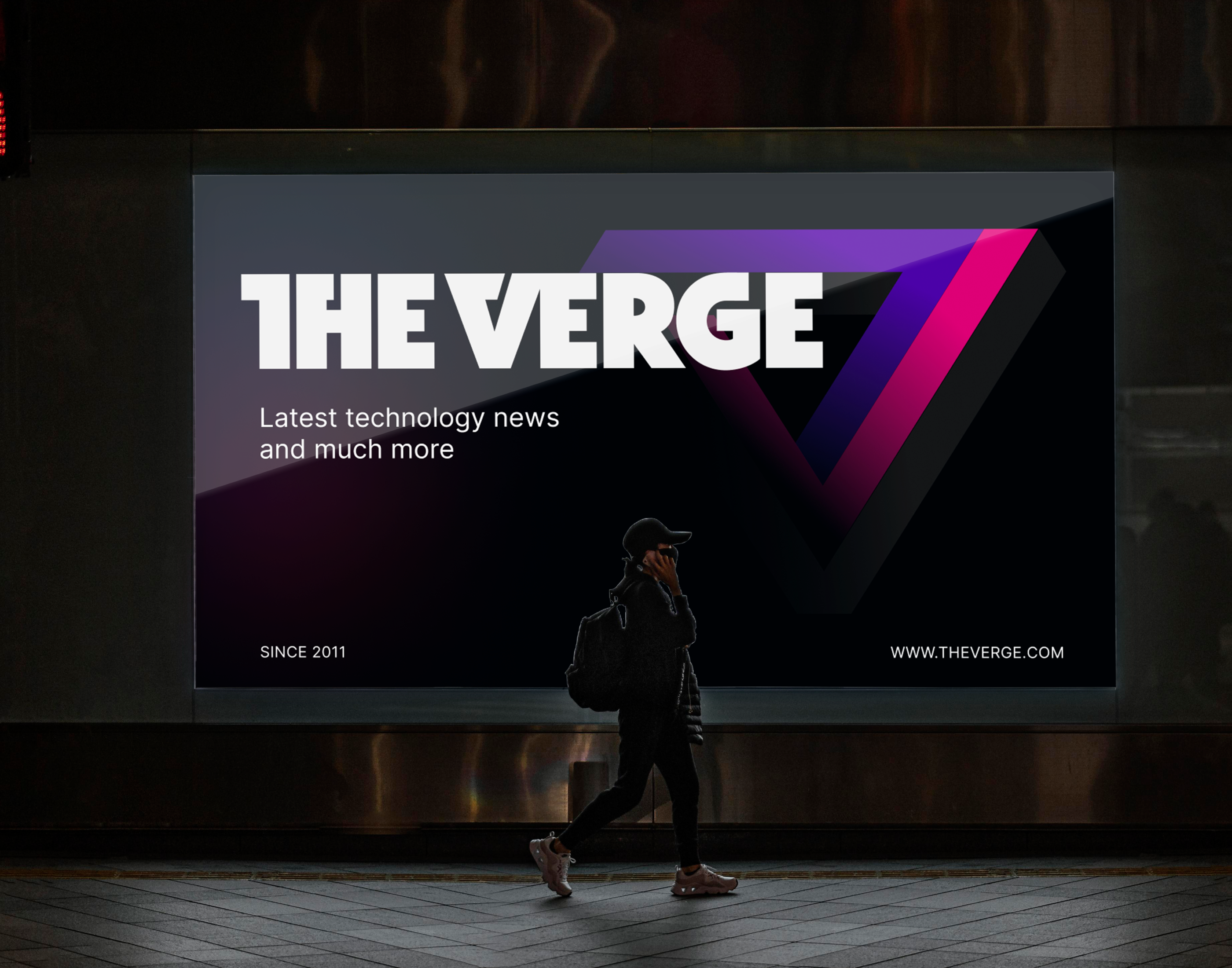 THE VERGE - news website redesign concept — Изображение №1 — Интерфейсы, Брендинг, Анимация на Dprofile