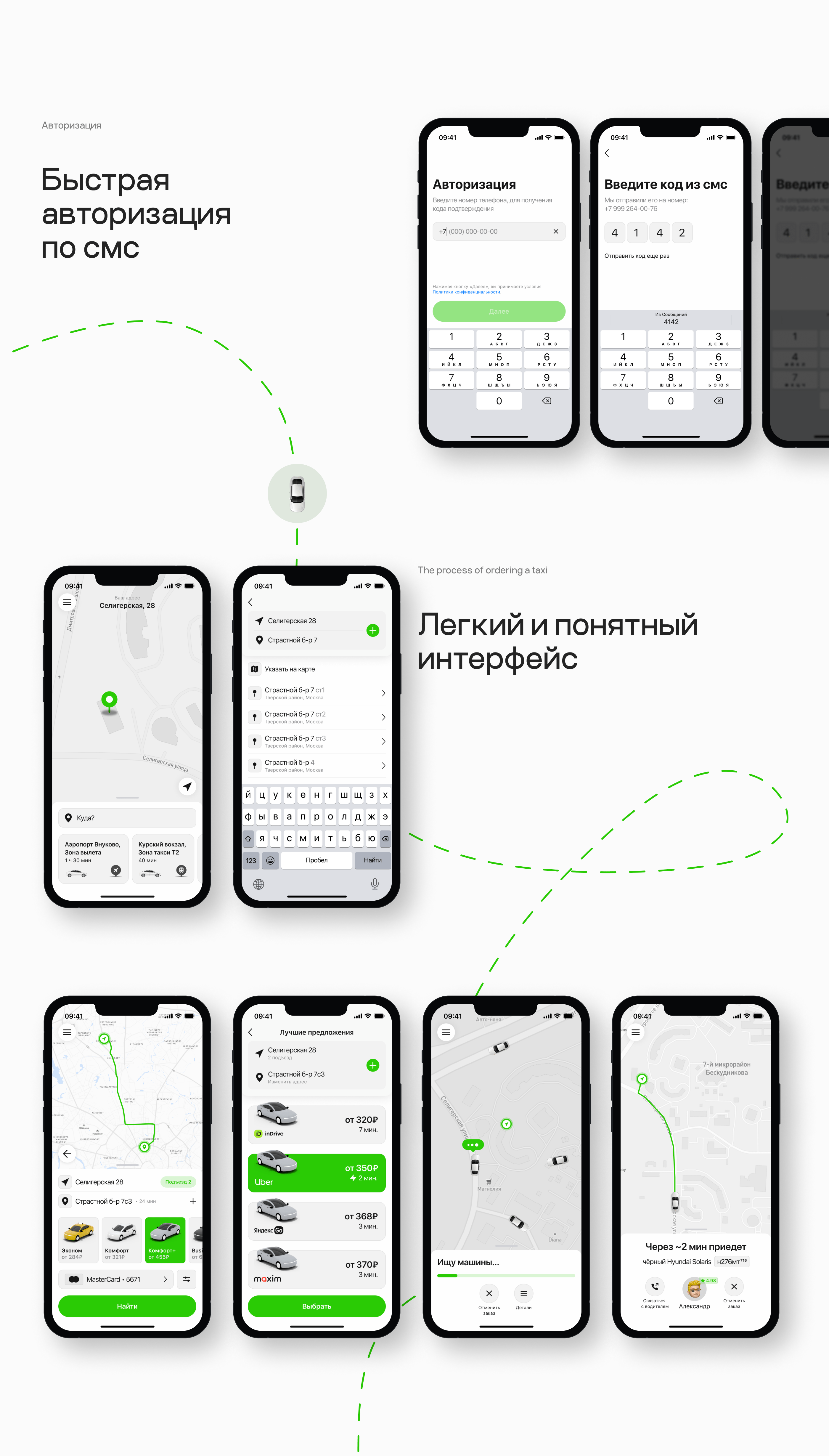 UNION | Taxi Mobile App — Изображение №5 — Интерфейсы на Dprofile
