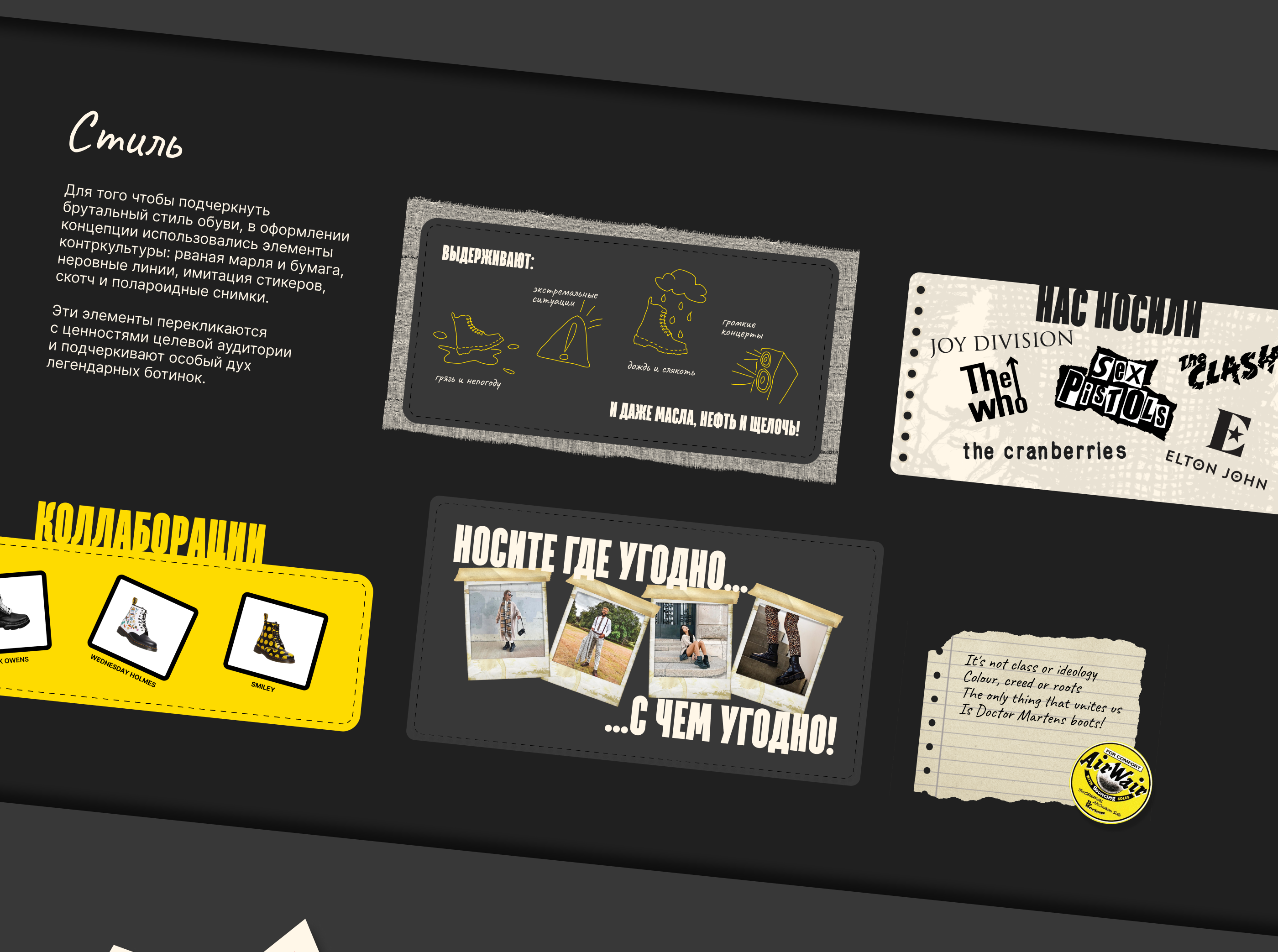 Dr. Martens - Creative concept — Изображение №5 — Интерфейсы, Брендинг на Dprofile