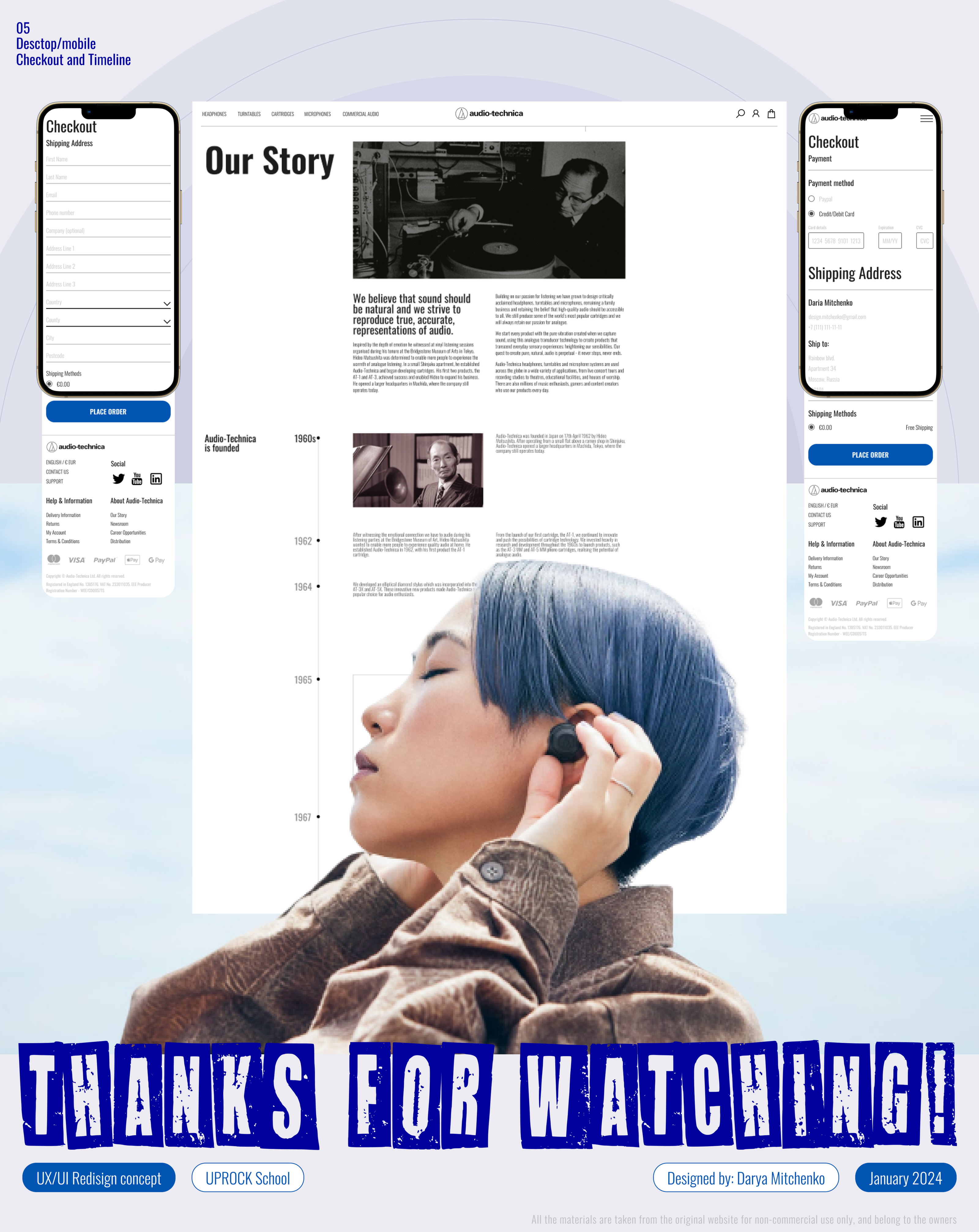 Audio-Technica | E-commerce redesign concept — Изображение №12 — Интерфейсы, Графика на Dprofile