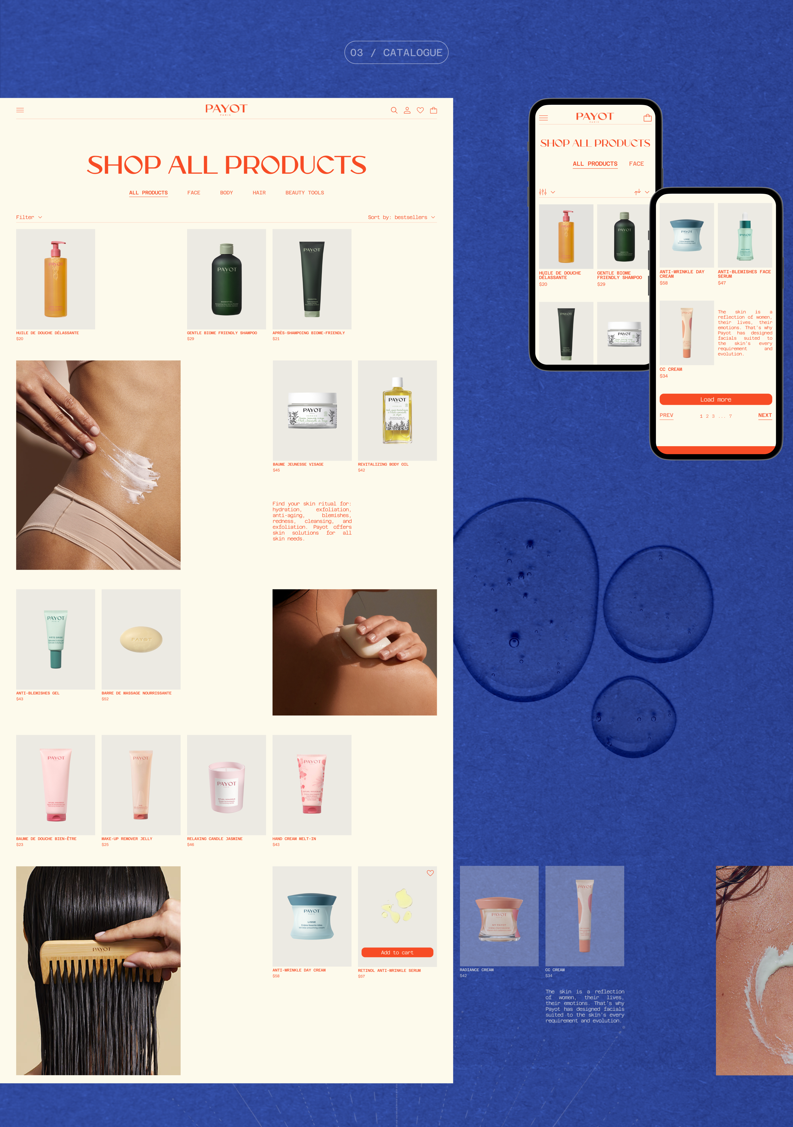 PAYOT | e-commerce redesign concept — Изображение №6 — Интерфейсы на Dprofile