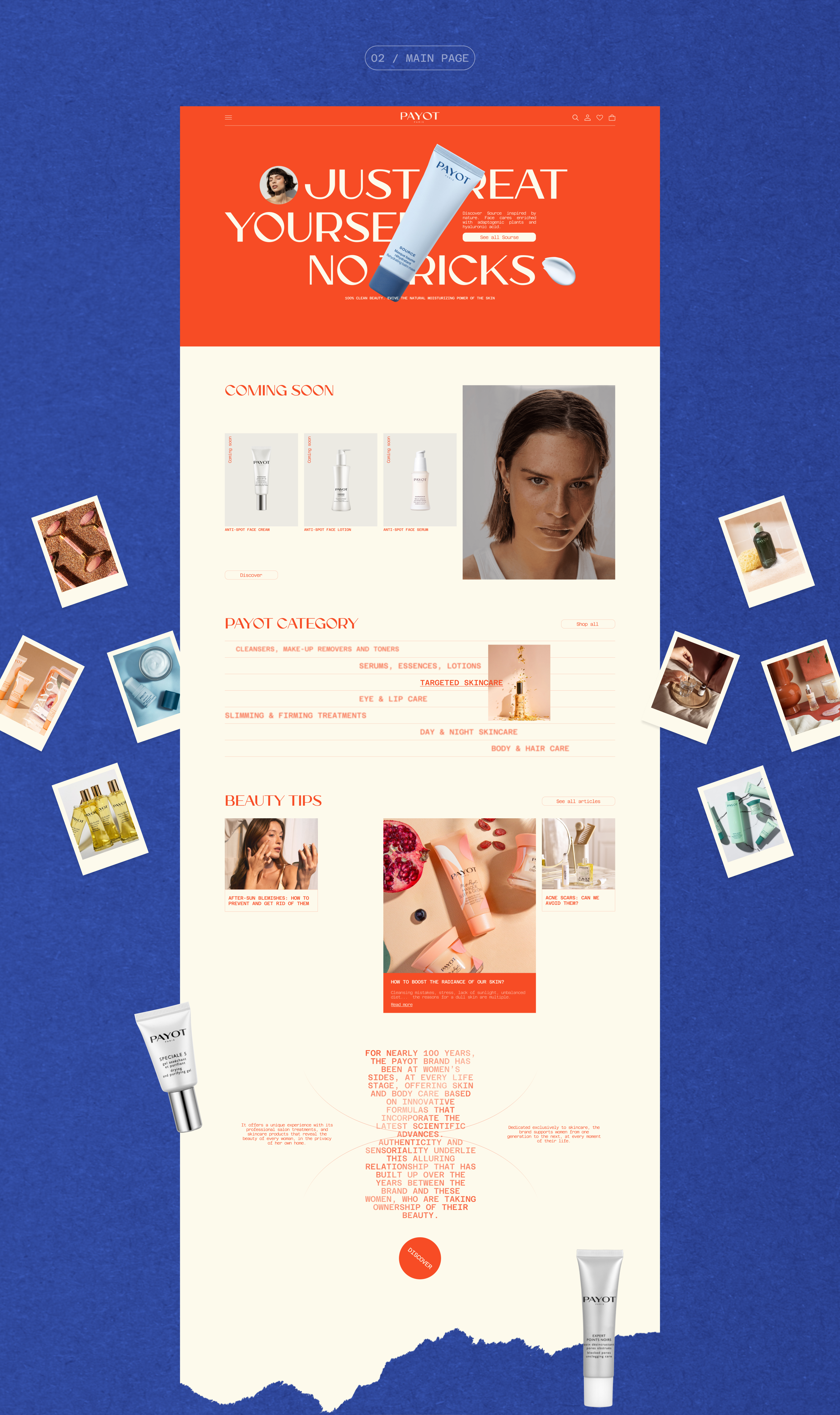 PAYOT | e-commerce redesign concept — Изображение №3 — Интерфейсы на Dprofile