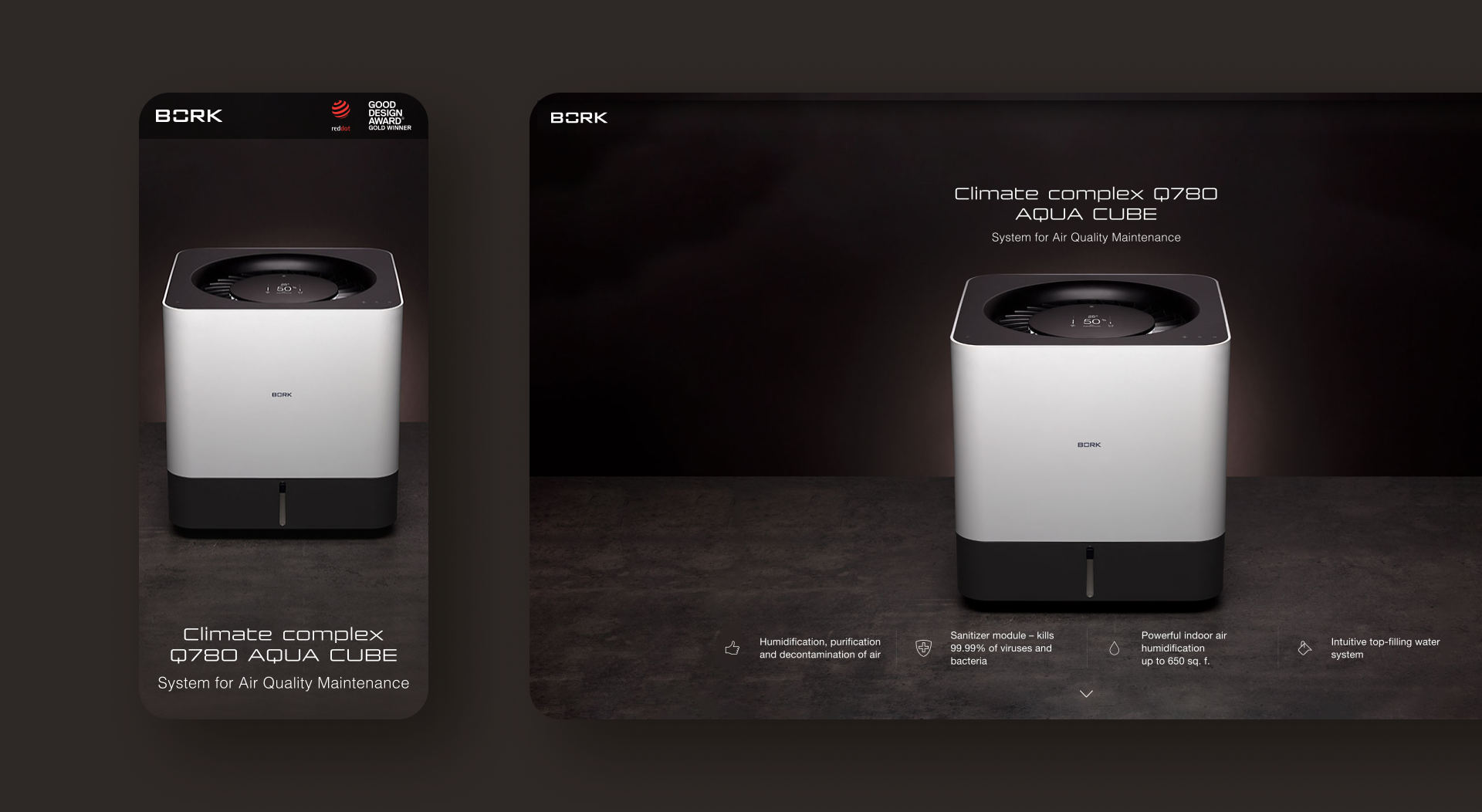 BORK Q780 USA — Изображение №2 — Интерфейсы, Брендинг на Dprofile