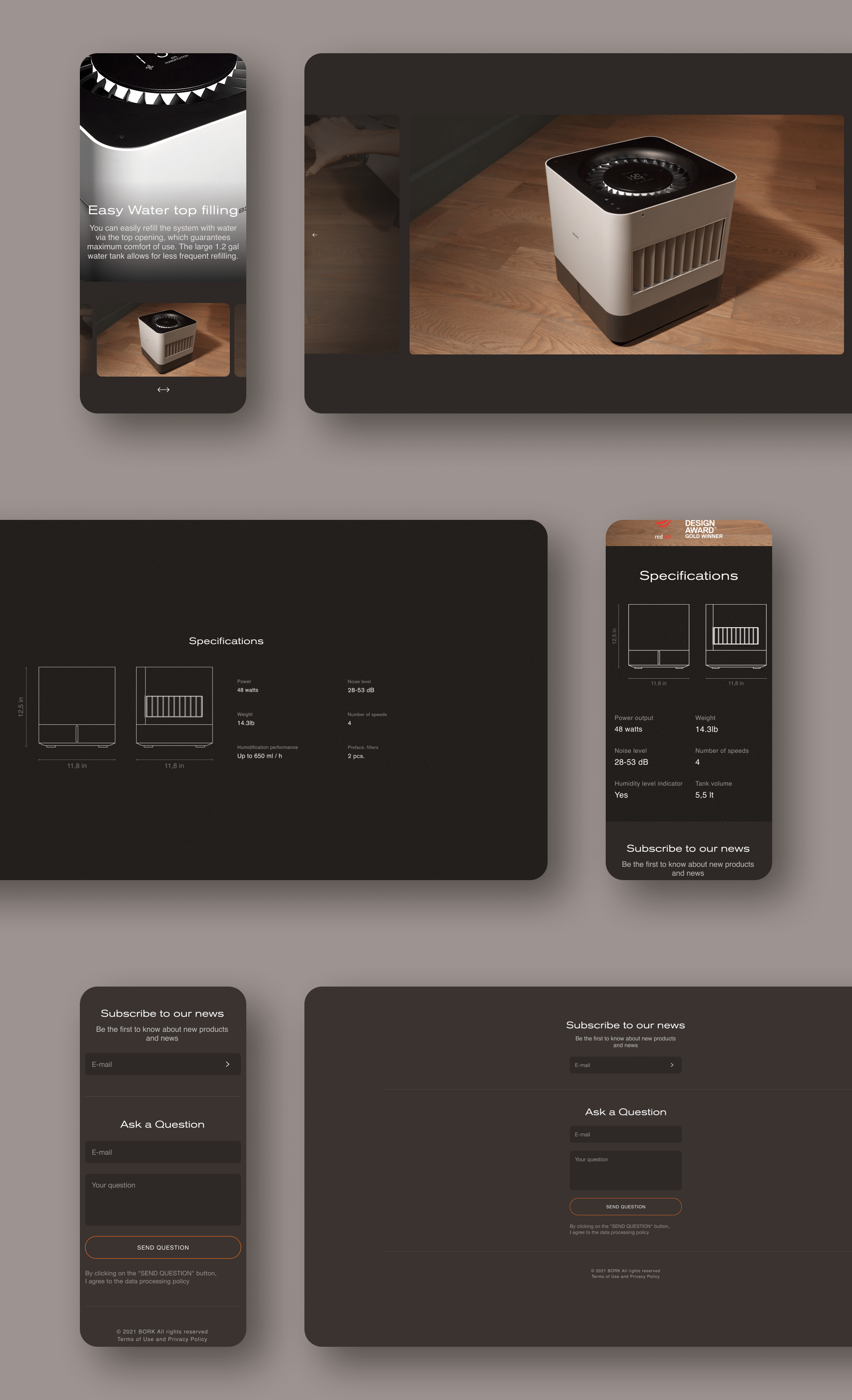 BORK Q780 USA — Изображение №5 — Интерфейсы, Брендинг на Dprofile