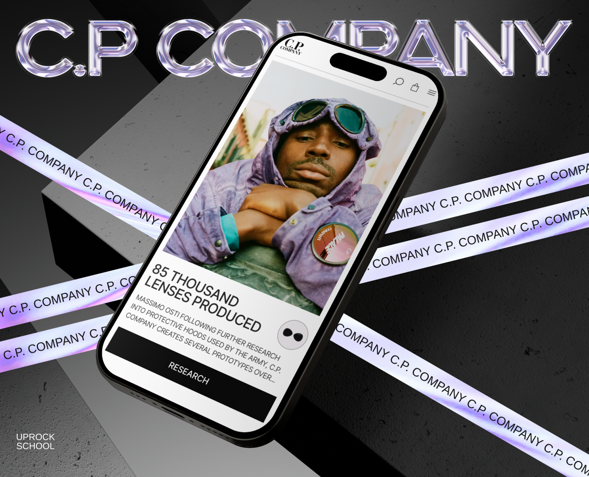 C.P. COMPANY | E-commerce | Website concept — Интерфейсы, Иллюстрация на Dprofile