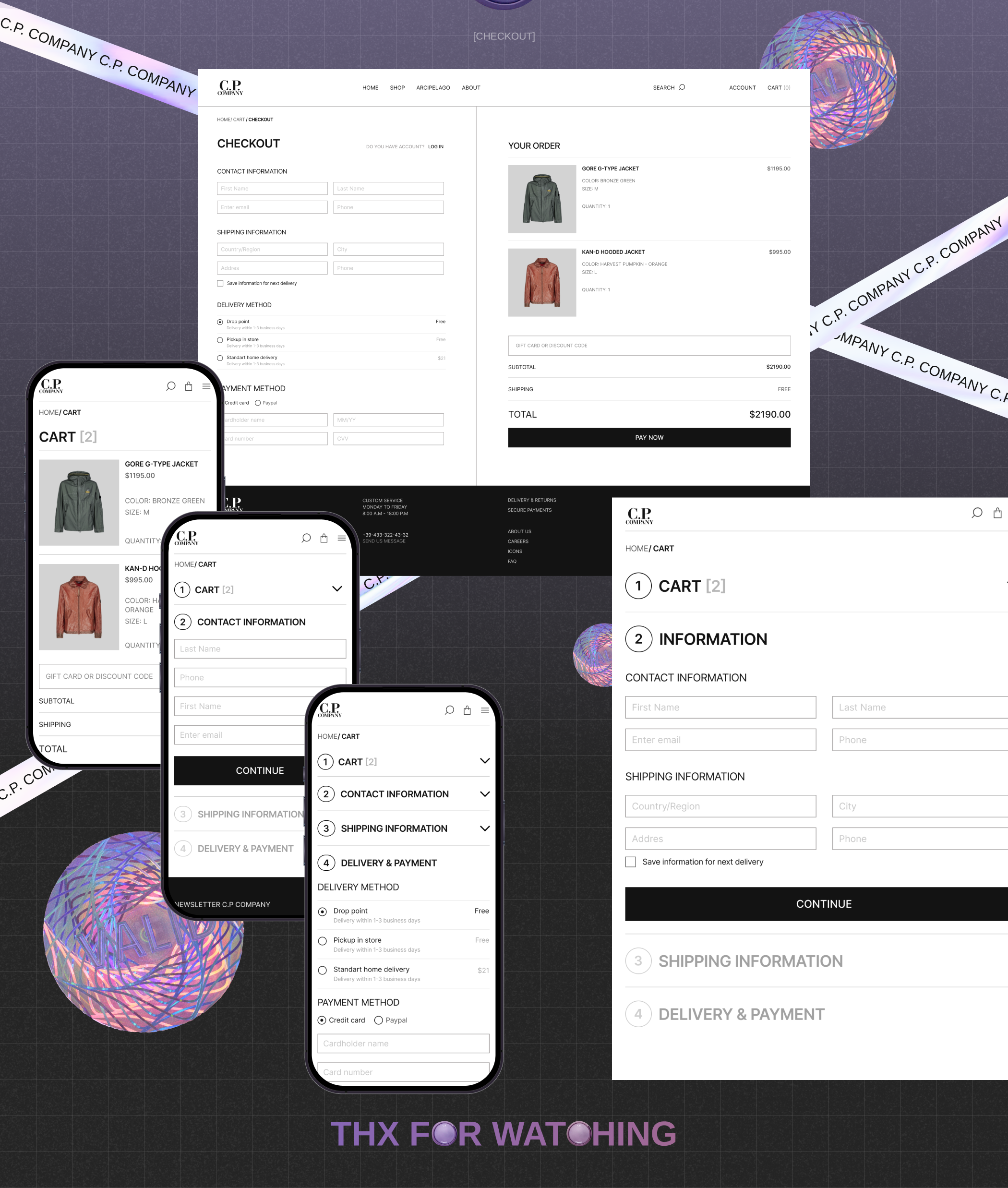 C.P. COMPANY | E-commerce | Website concept — Изображение №8 — Интерфейсы, Иллюстрация на Dprofile
