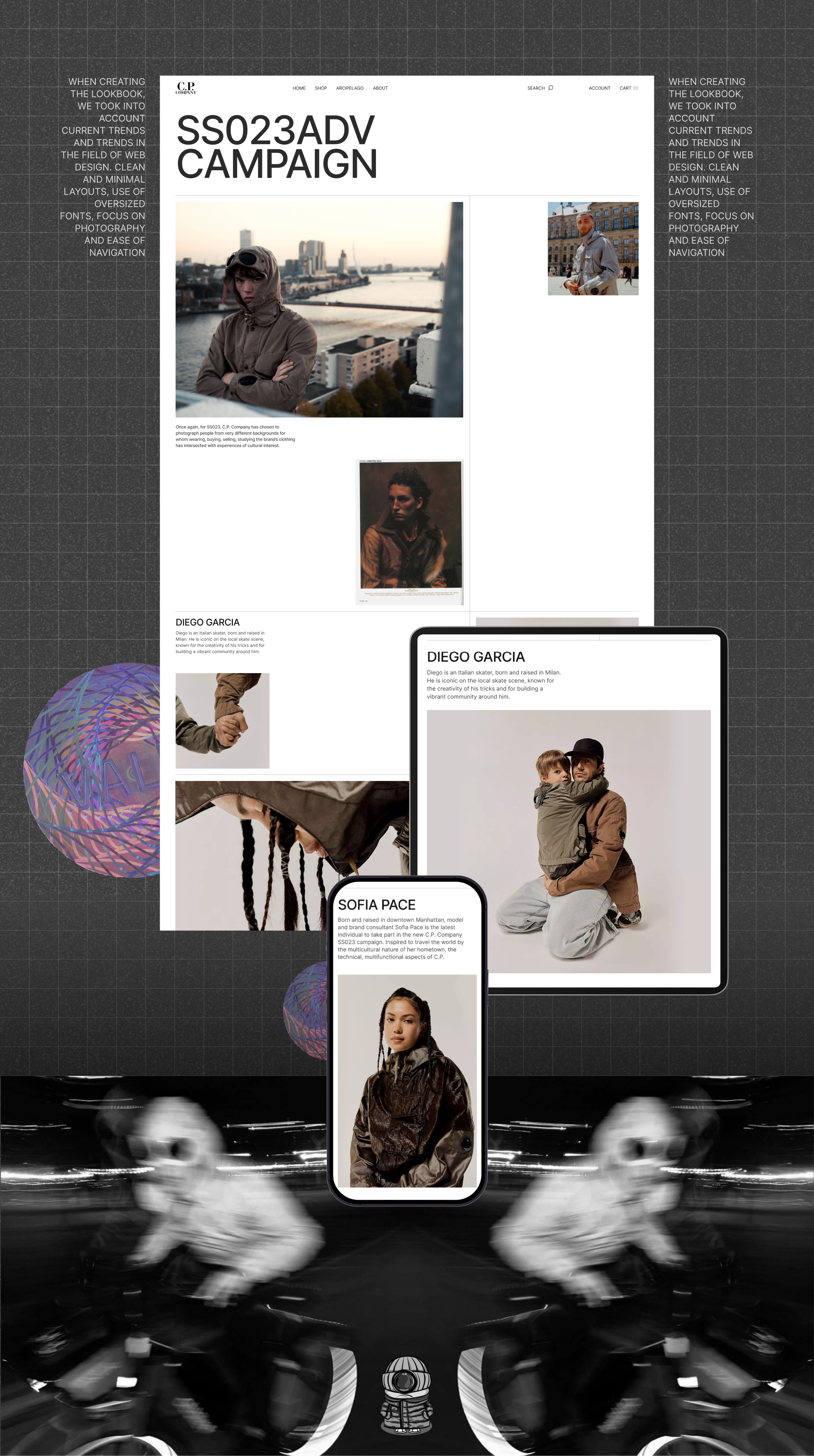 C.P. COMPANY | E-commerce | Website concept — Изображение №6 — Интерфейсы, Иллюстрация на Dprofile