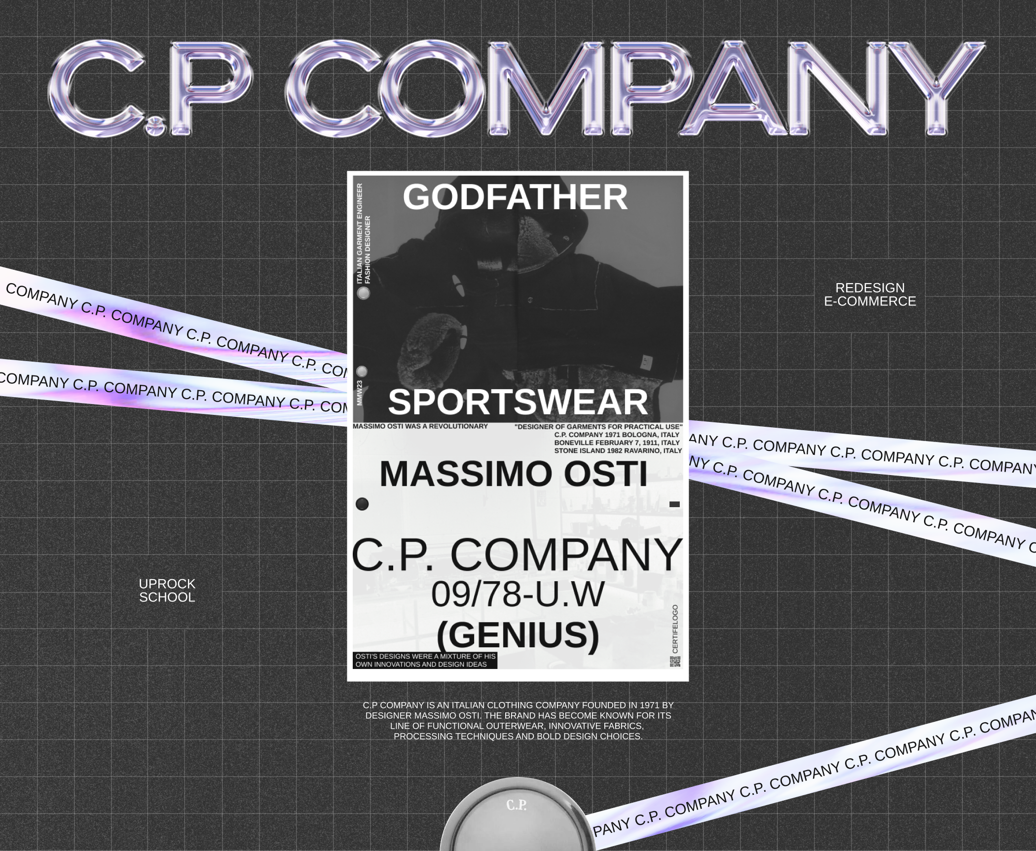 C.P. COMPANY | E-commerce | Website concept — Изображение №1 — Интерфейсы, Иллюстрация на Dprofile