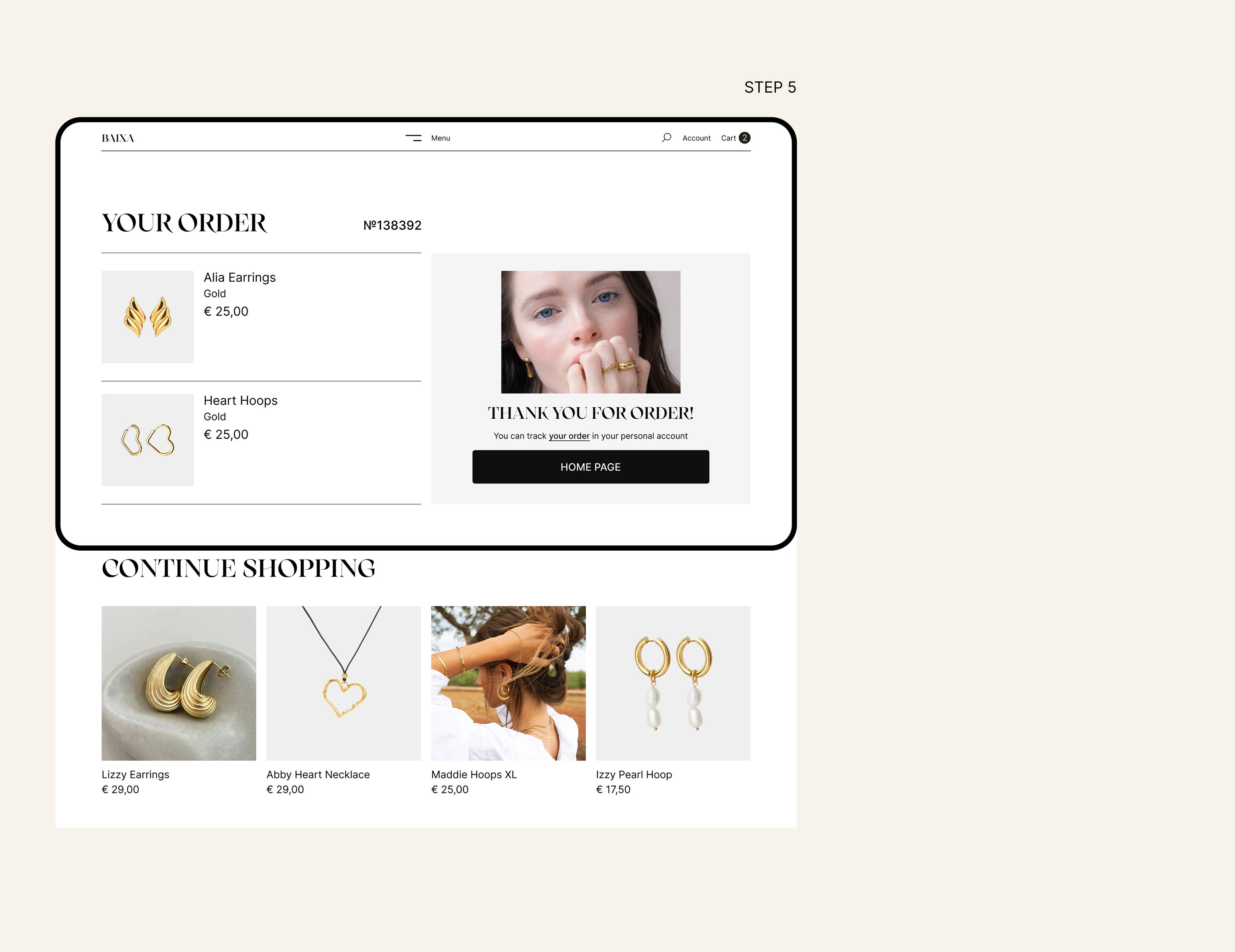 Online jewelry store BAIXA — Изображение №14 — Интерфейсы на Dprofile