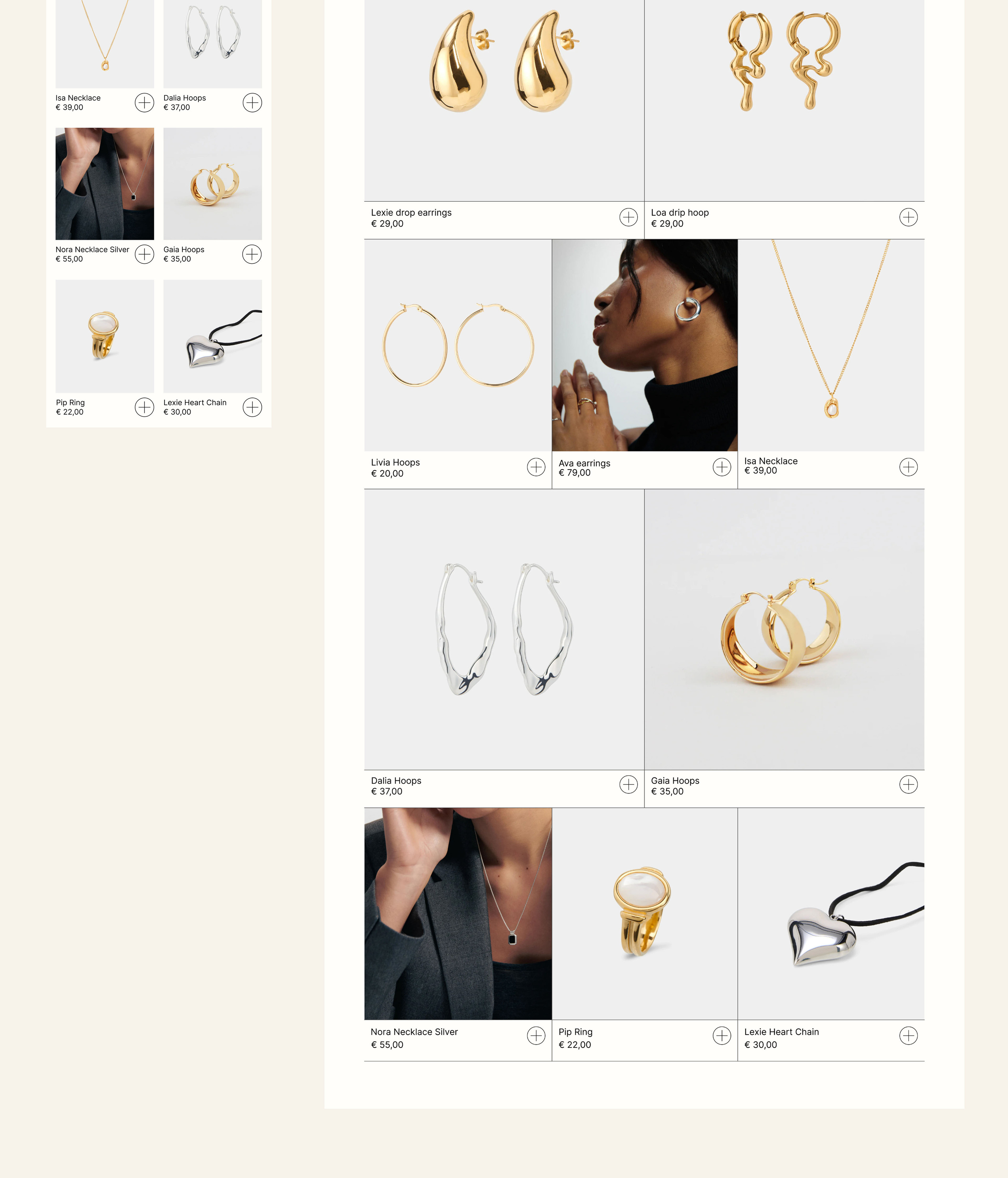 Online jewelry store BAIXA — Изображение №11 — Интерфейсы на Dprofile