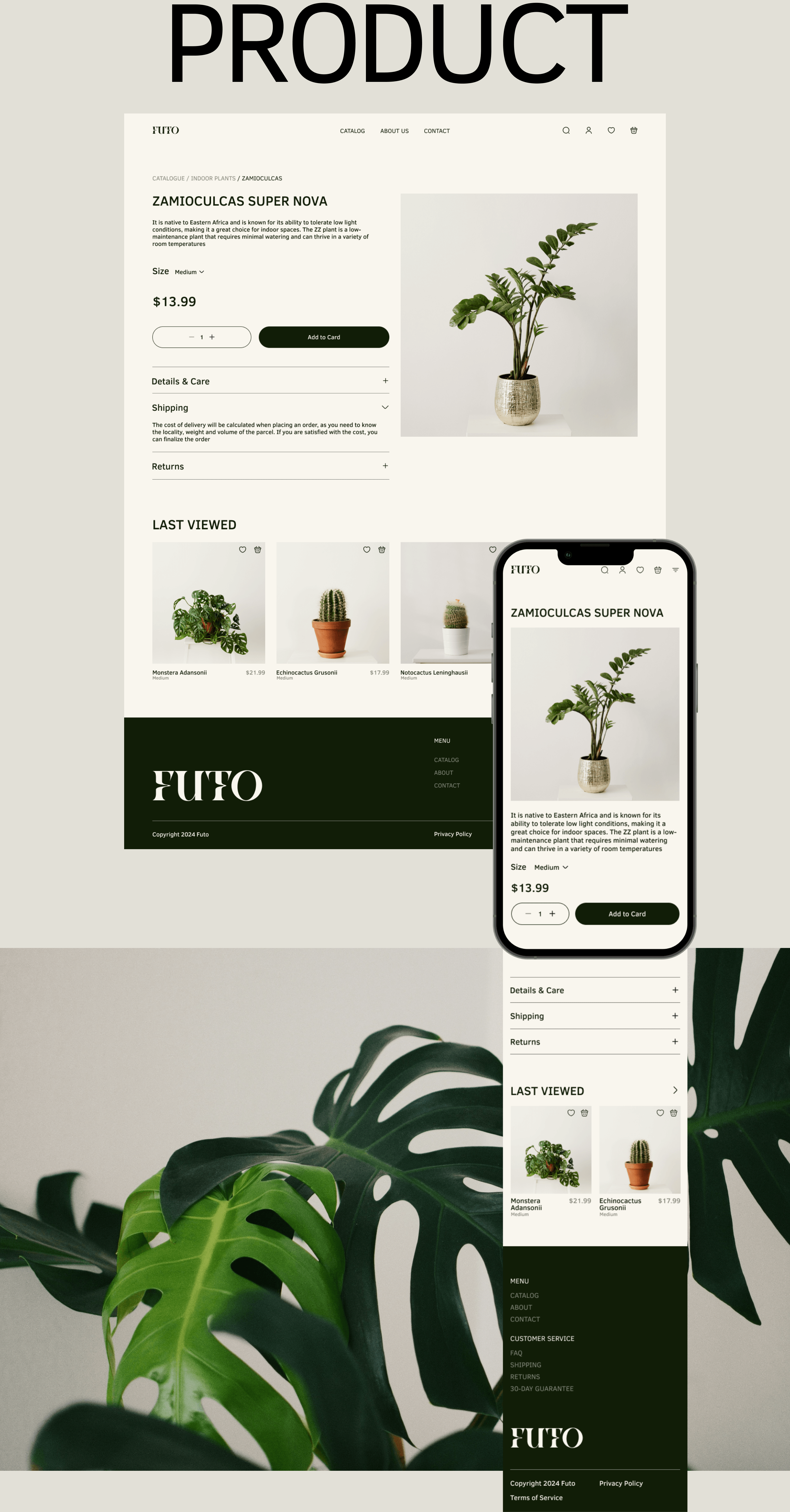 FUTO — E-commerce Design — Изображение №10 — Интерфейсы, Анимация на Dprofile