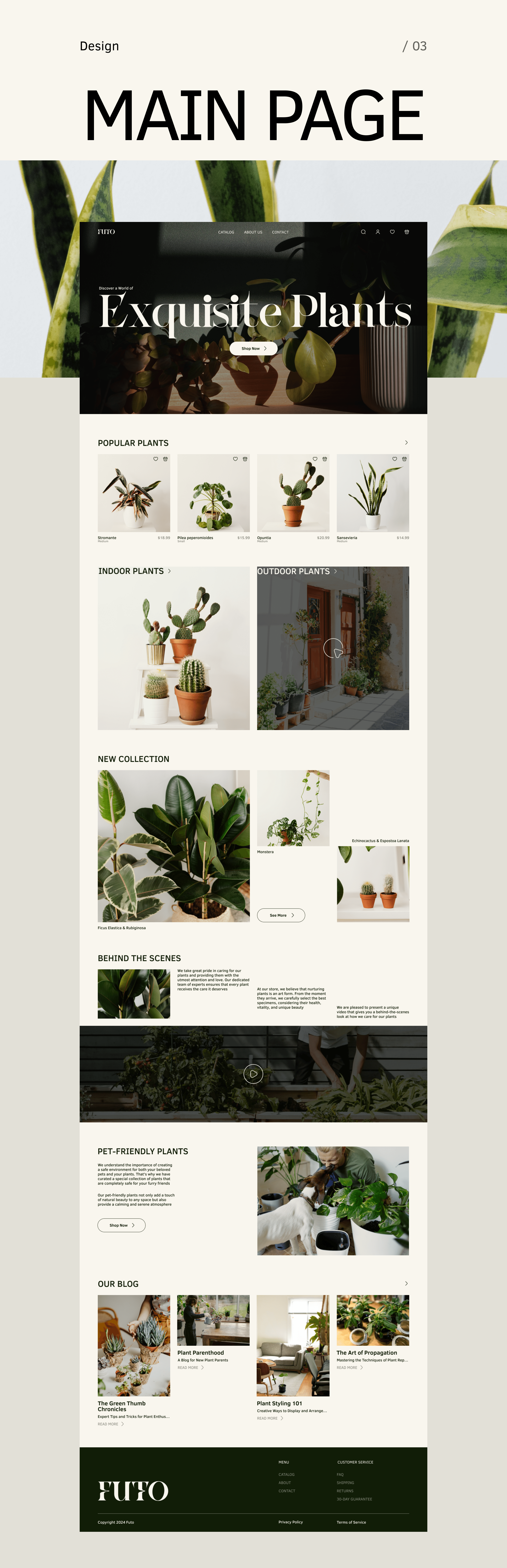 FUTO — E-commerce Design — Изображение №4 — Интерфейсы, Анимация на Dprofile