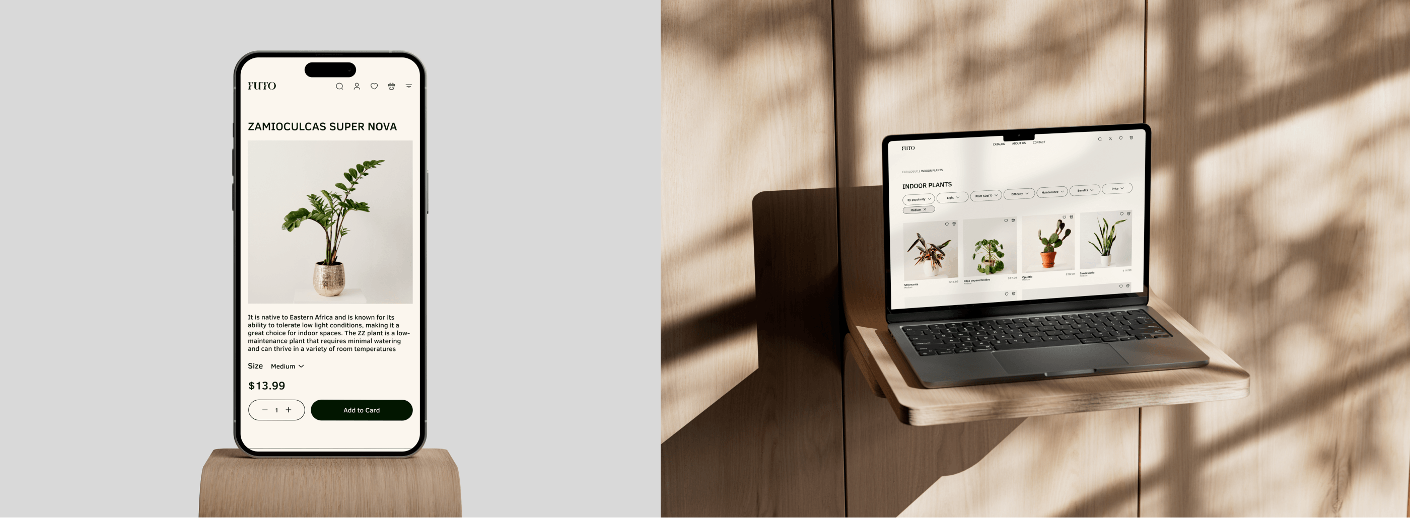 FUTO — E-commerce Design — Изображение №6 — Интерфейсы, Анимация на Dprofile