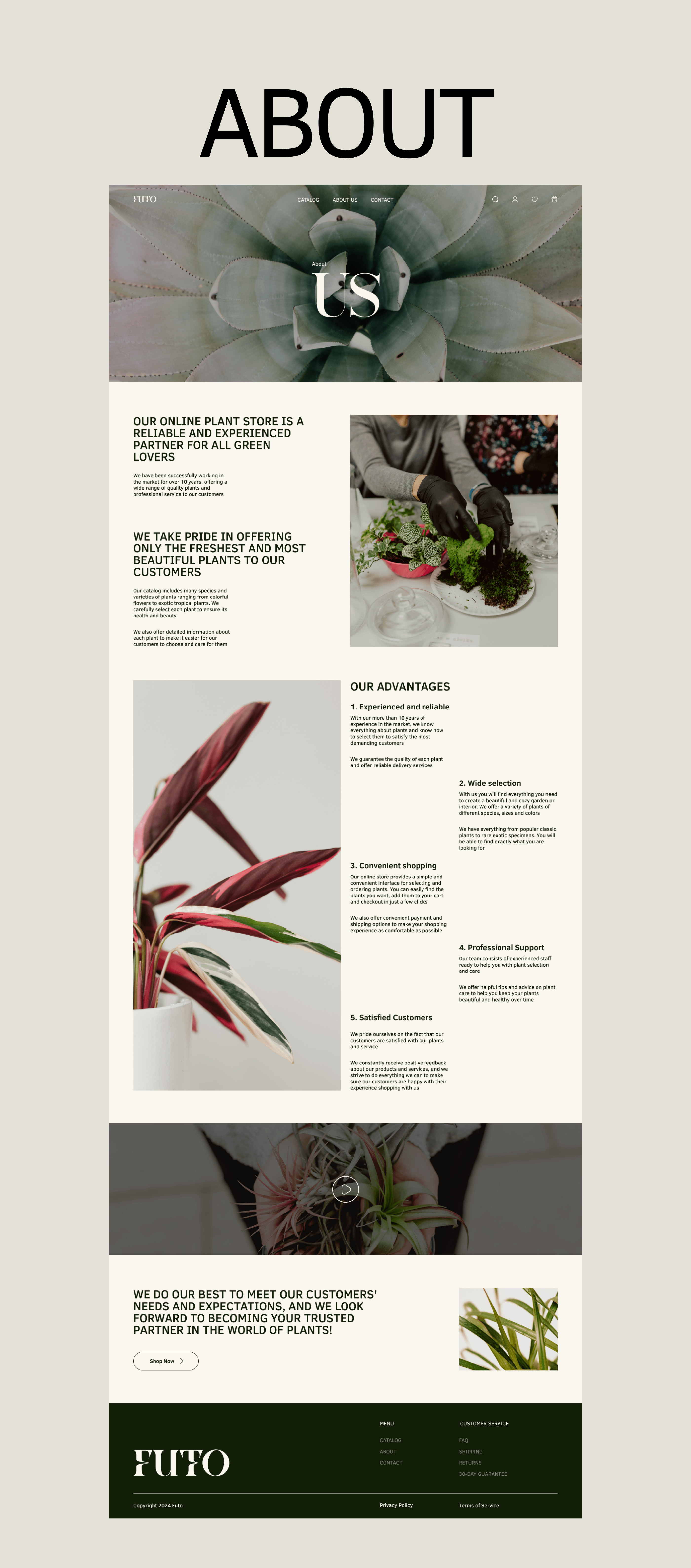 FUTO — E-commerce Design — Изображение №7 — Интерфейсы, Анимация на Dprofile