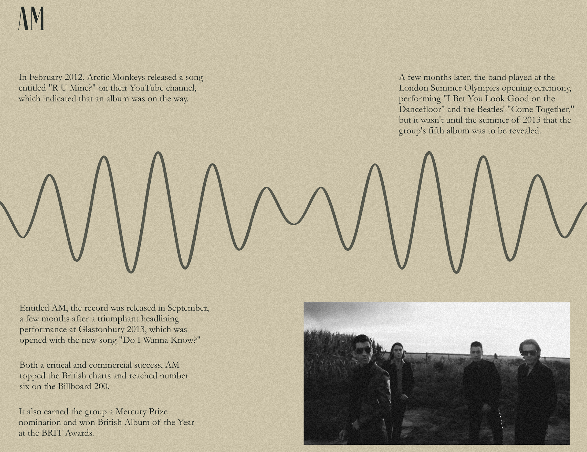 Long Read Arctic Monkeys | Лонгрид Arctic Monkeys — Изображение №24 — Интерфейсы, Графика на Dprofile