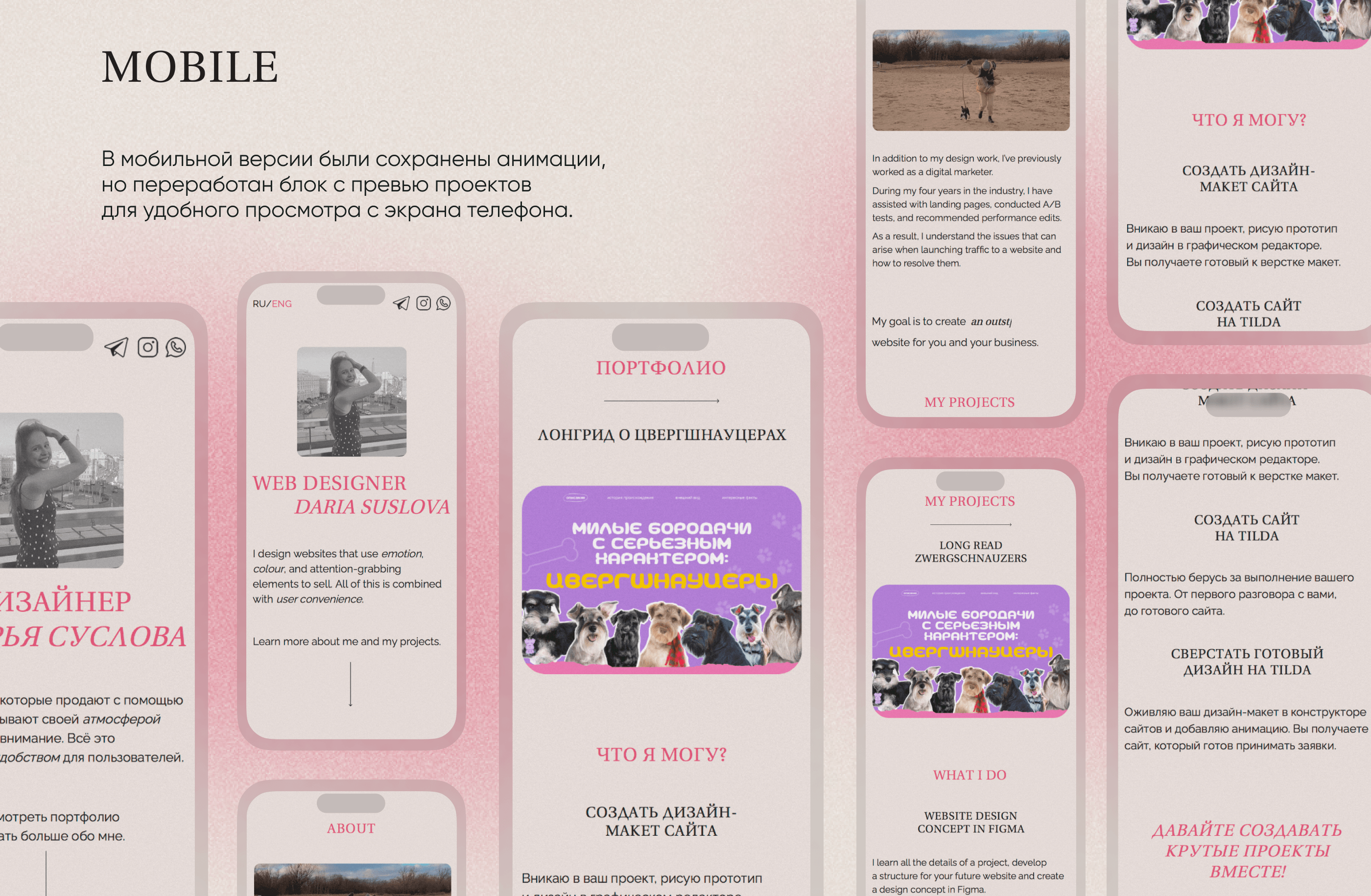 Web Designer's Portfolio | Портфолио веб-дизайнера — Изображение №6 — Интерфейсы на Dprofile