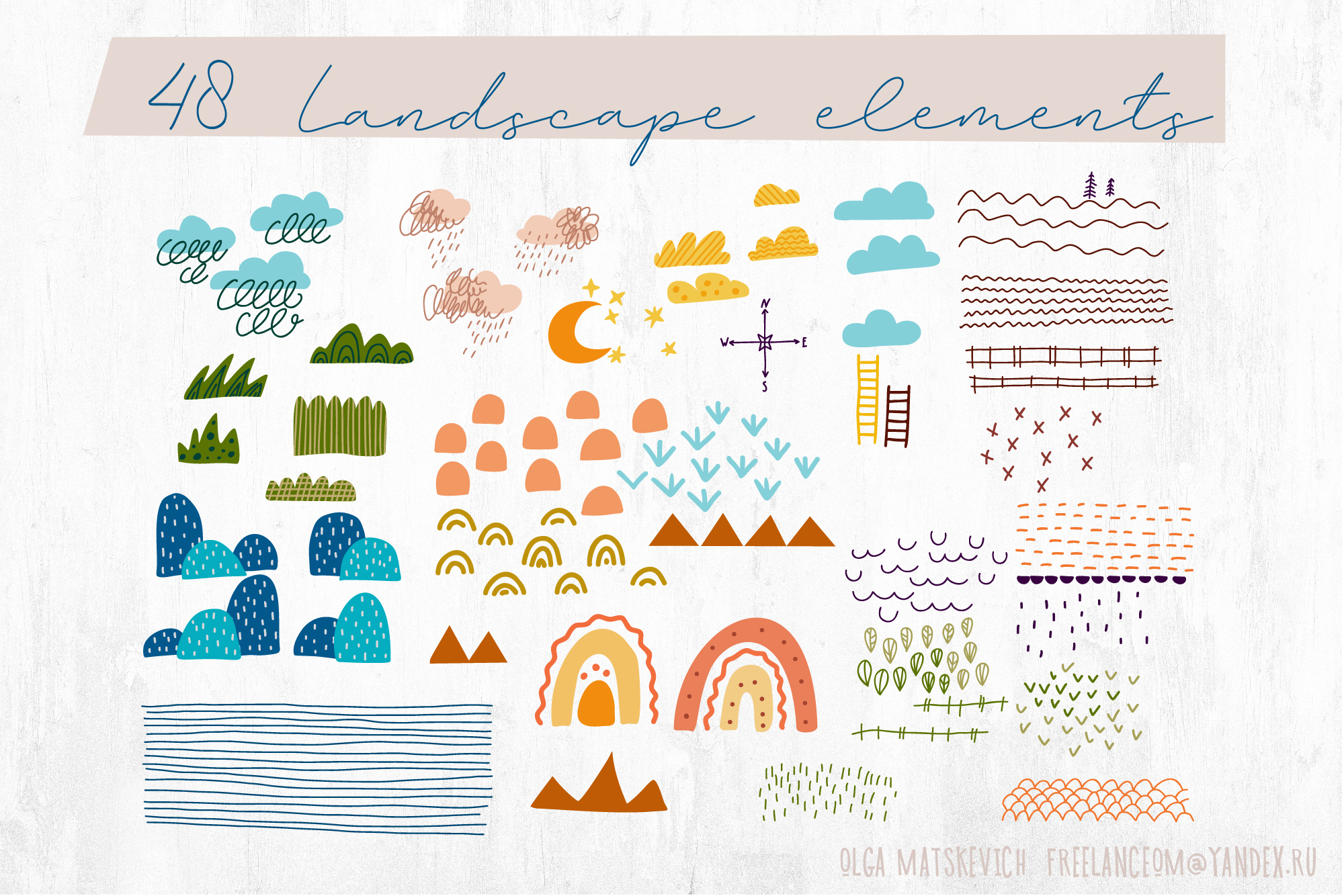 Милые дома на ферме для детей — Изображение №6 — Иллюстрация, Графика на Dprofile