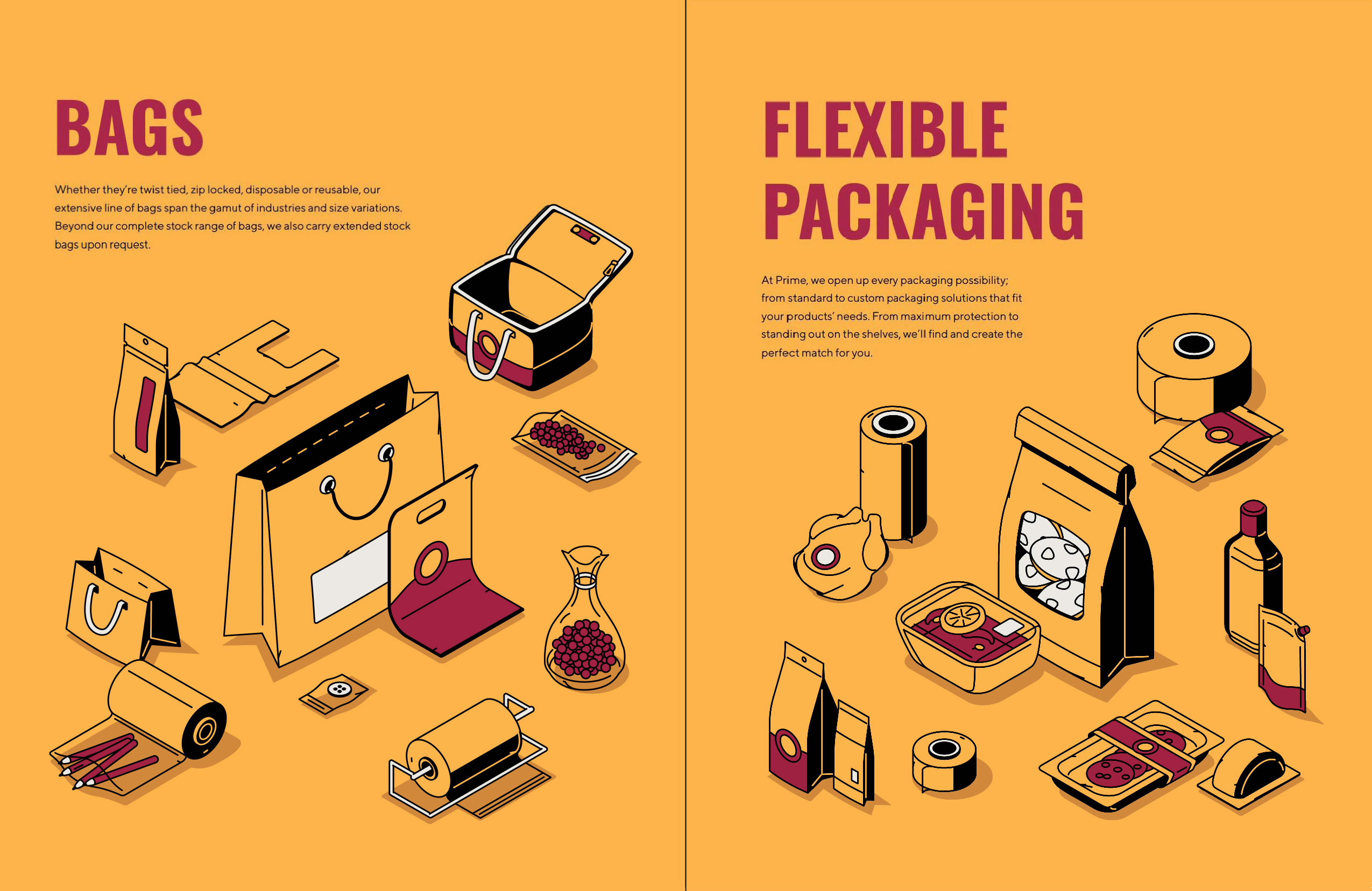 Иллюстрации и анимации для Primepackaging.com📦 — Изображение №8 — Иллюстрация, Анимация на Dprofile