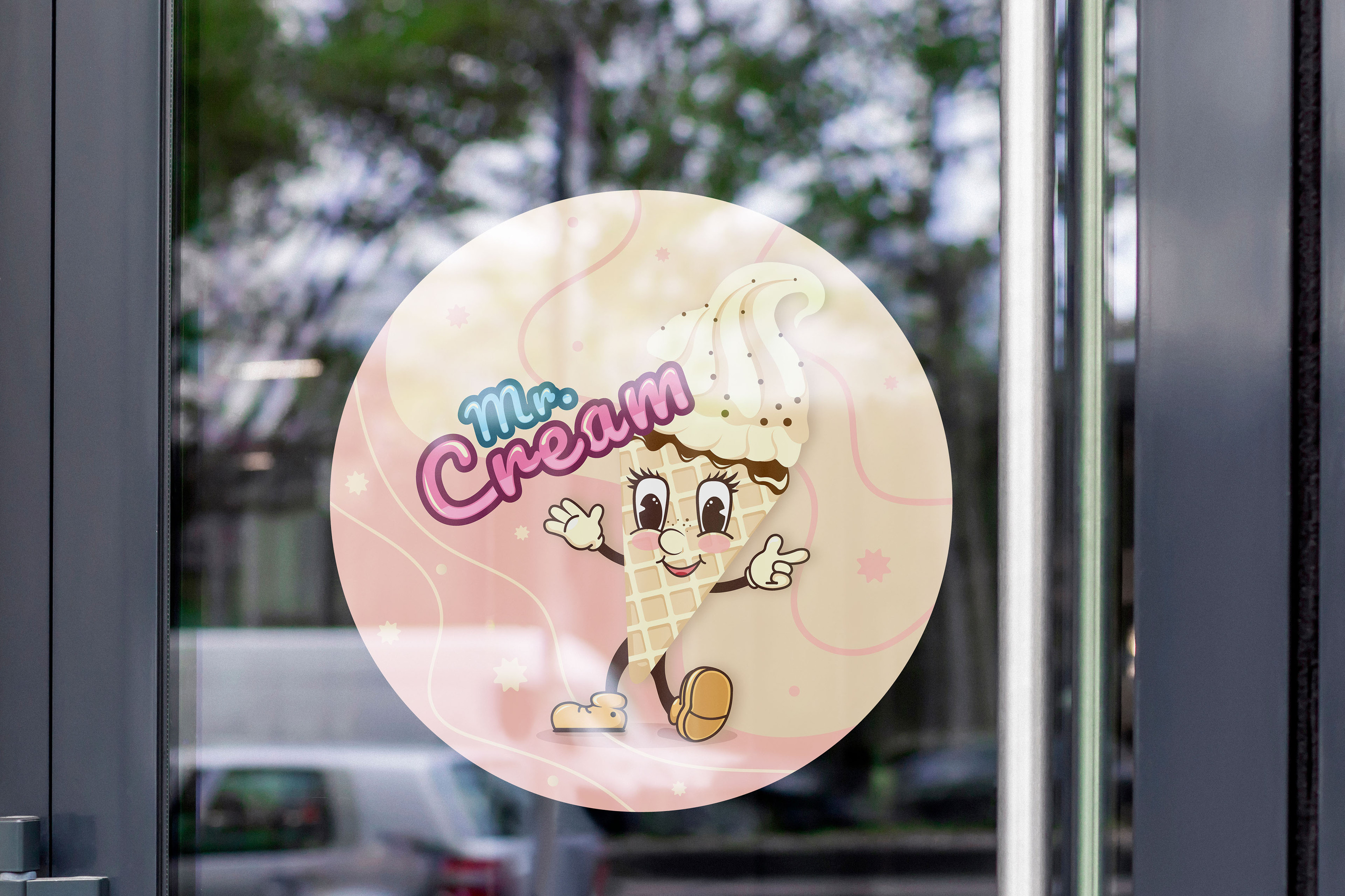 Лого маскот для кафе мороженого — Изображение №8 — Интерфейсы, Брендинг на Dprofile