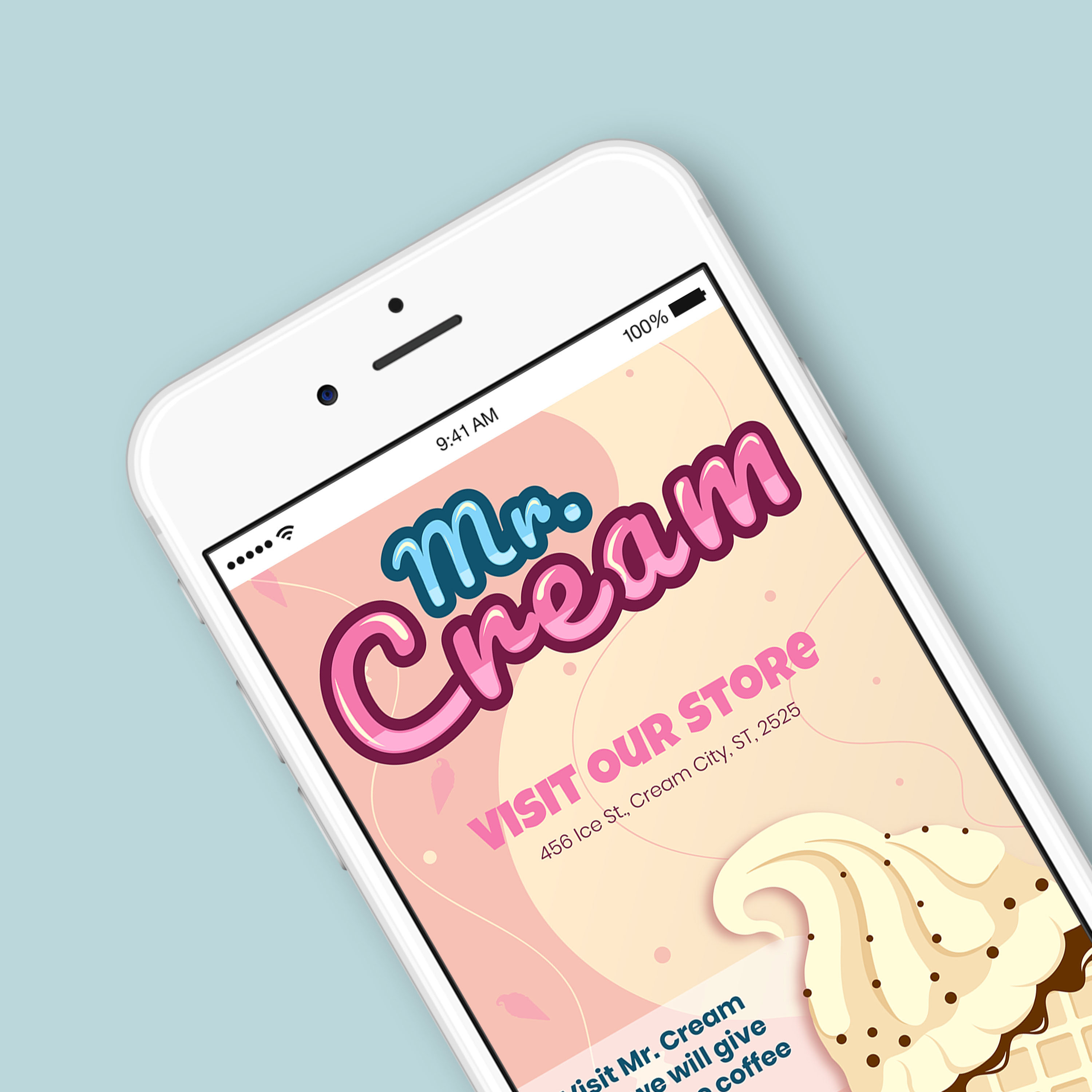 Лого маскот для кафе мороженого — Изображение №11 — Интерфейсы, Брендинг на Dprofile